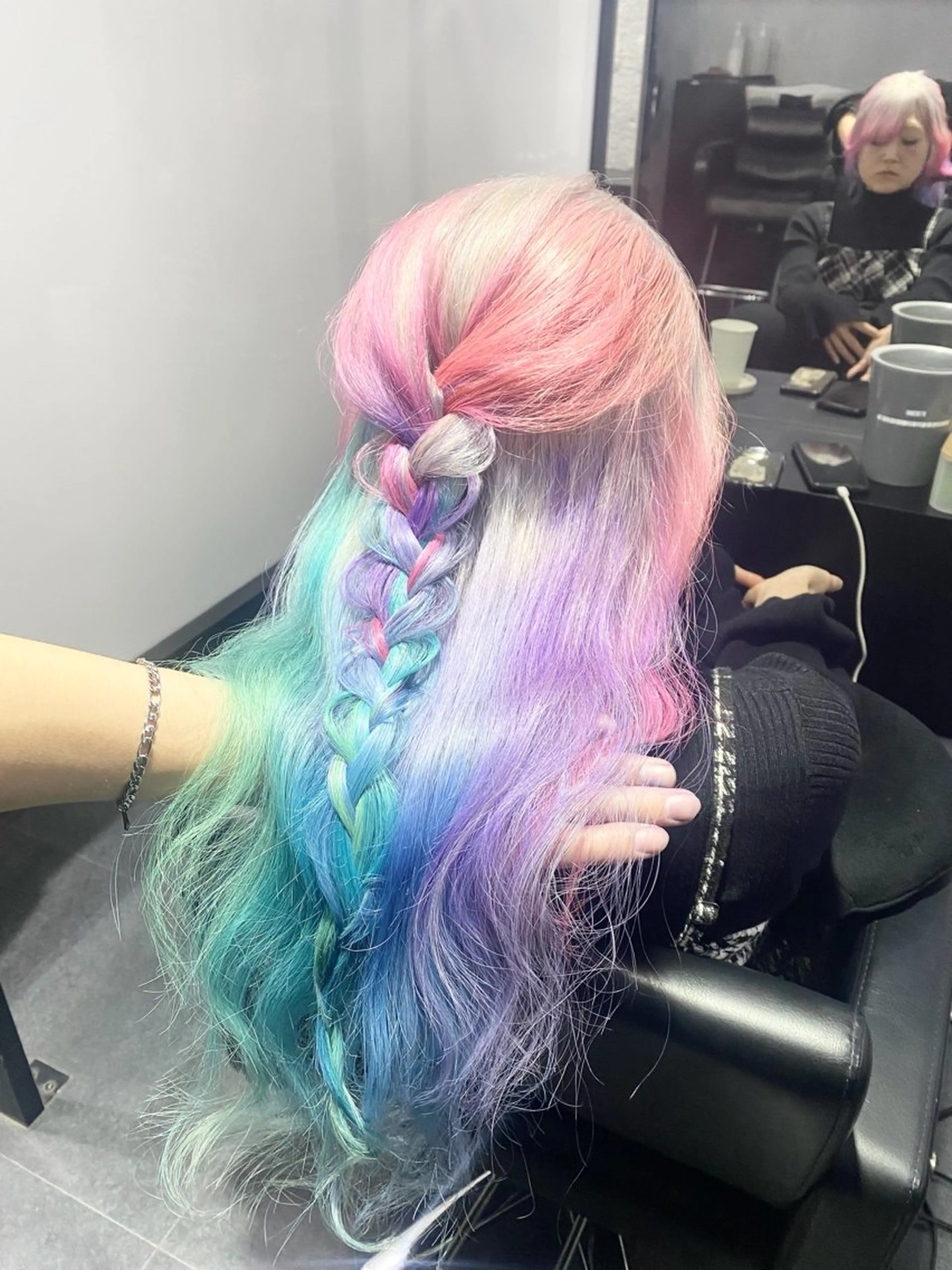 ロング カラー ブリーチ デザインカラー ヘアカラー BOOMBOX所属・パーソナルカラー診断 ホワイトカラー美座尊のその他イメージ