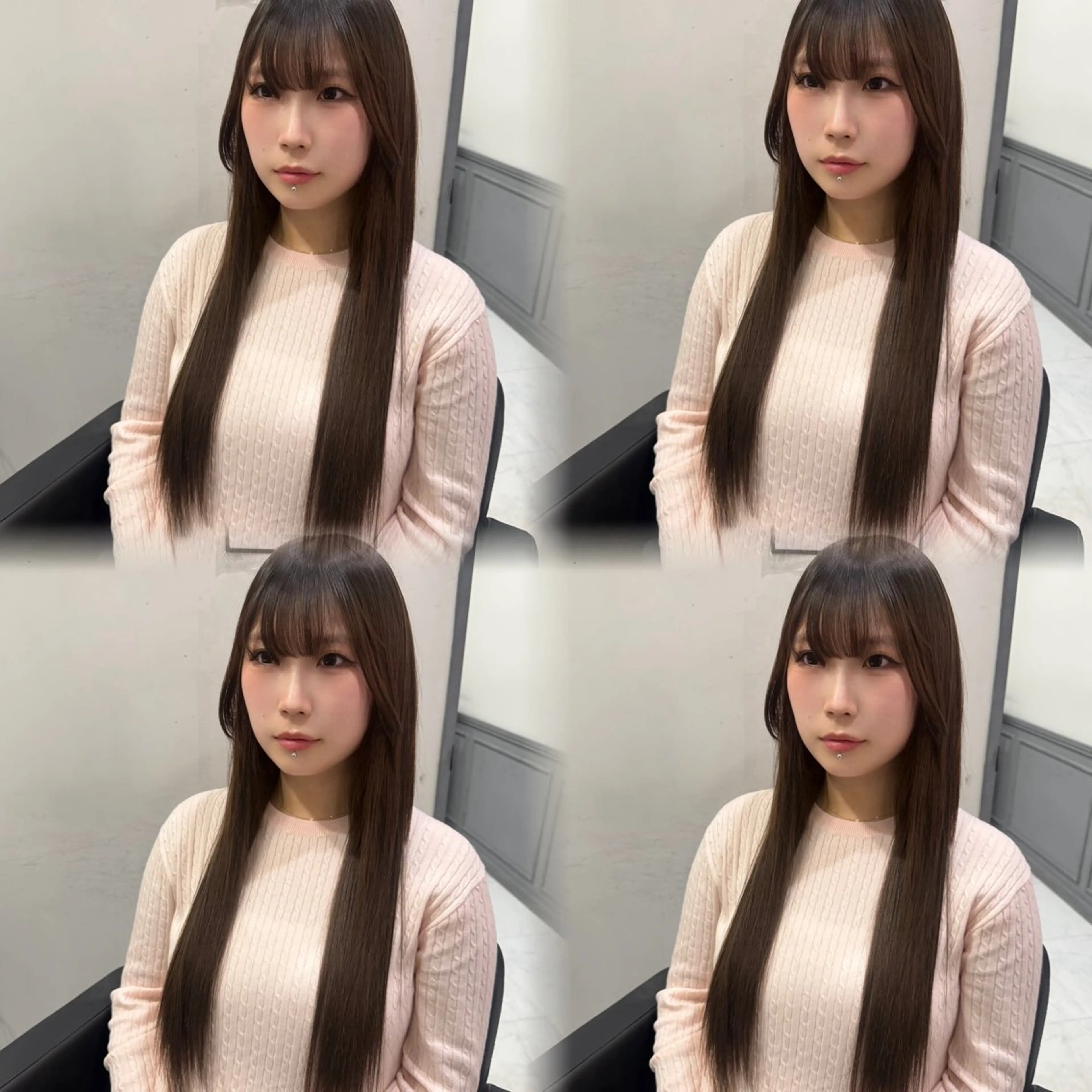 ロング エクステ 🦋REISA🦋 エクステ×ハイトーンのヘアスタイル