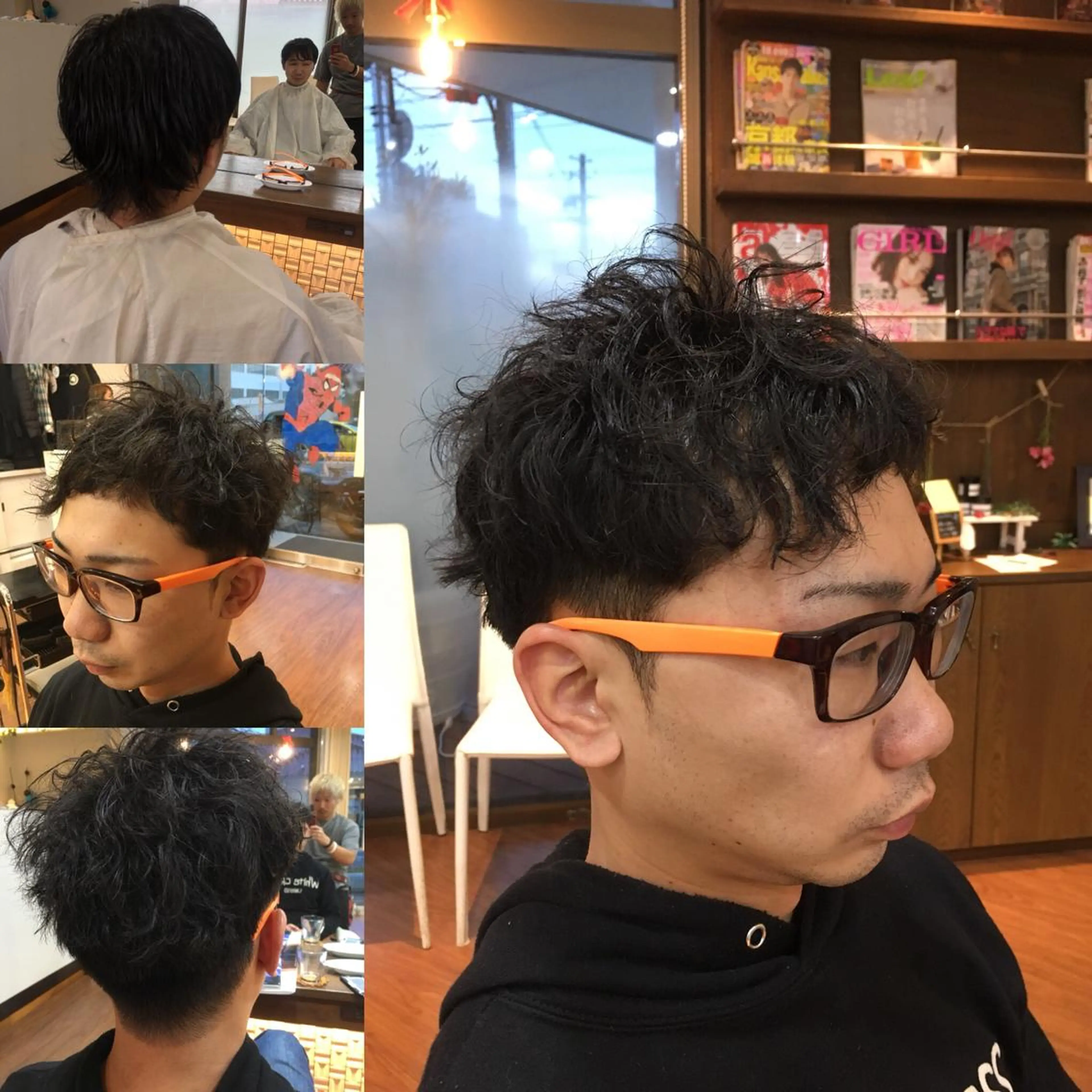 パーマ メンズ 岩本 ヨシハルのヘアスタイル