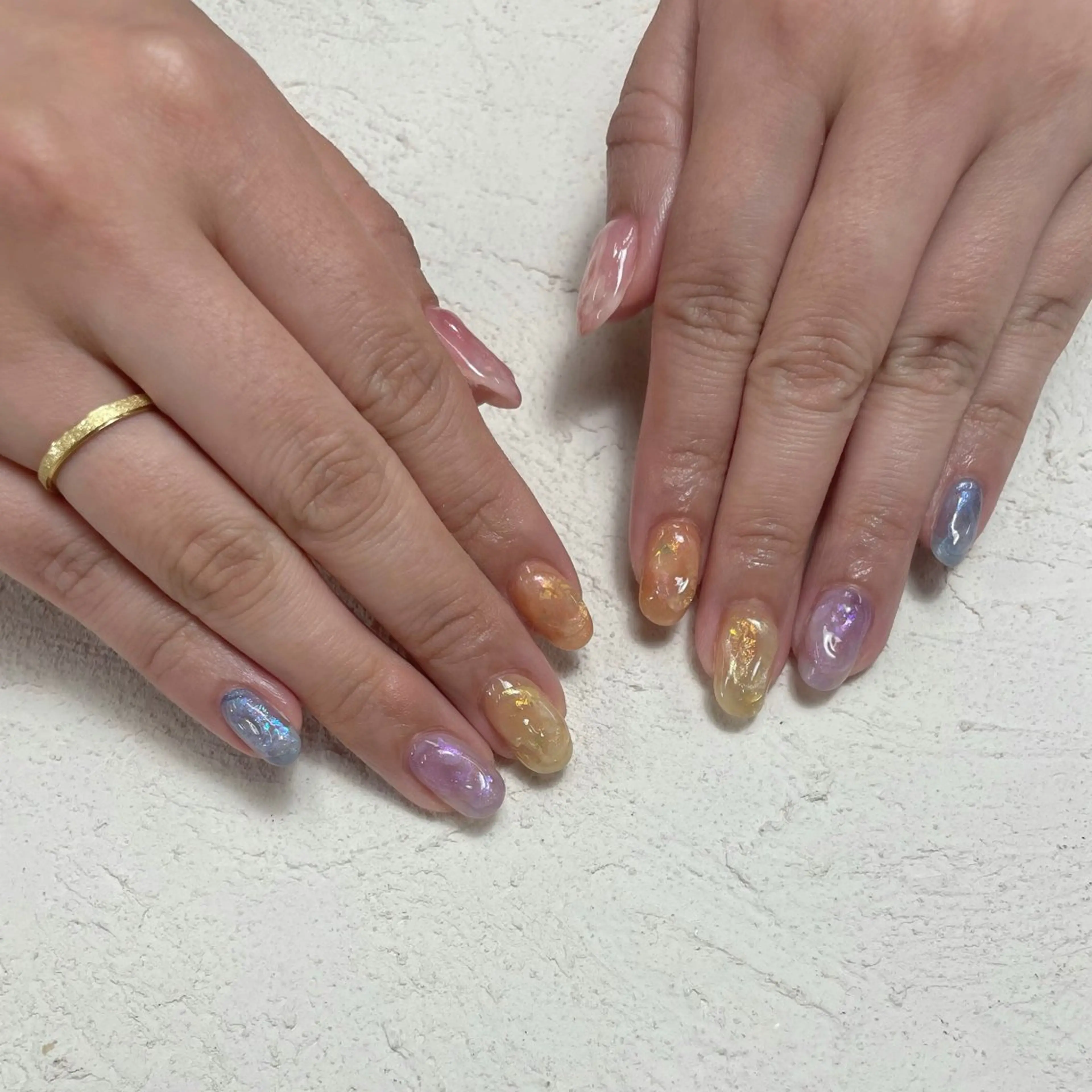 ネイル ハンドネイル nuás ニュアーズ  miaのネイルデザイン