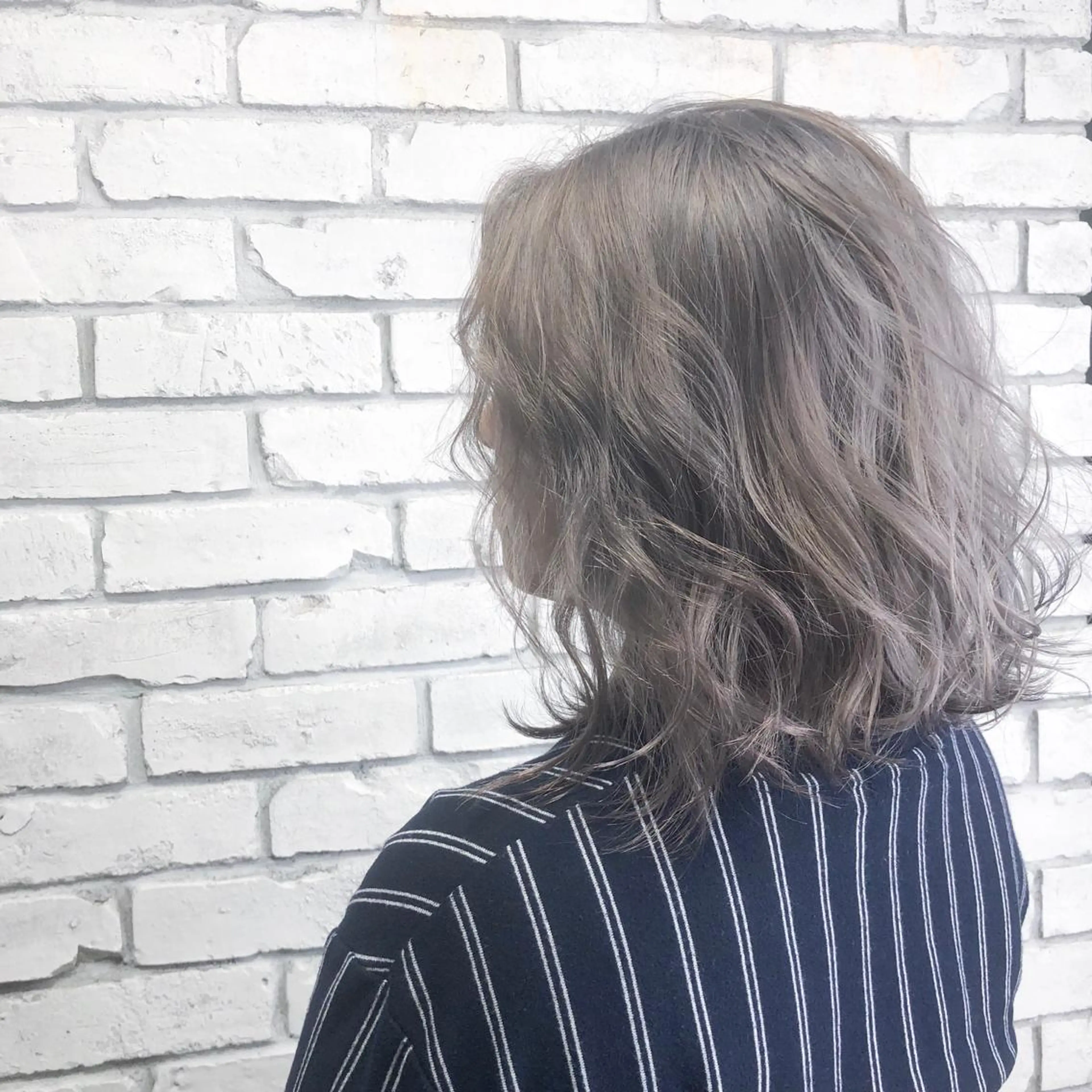 ミディアム カラー バレイヤージュ ブリーチ ケアブリーチ ダブルカラー ハイライトカラー welring hair salon所属・welring hair salonのヘアスタイル