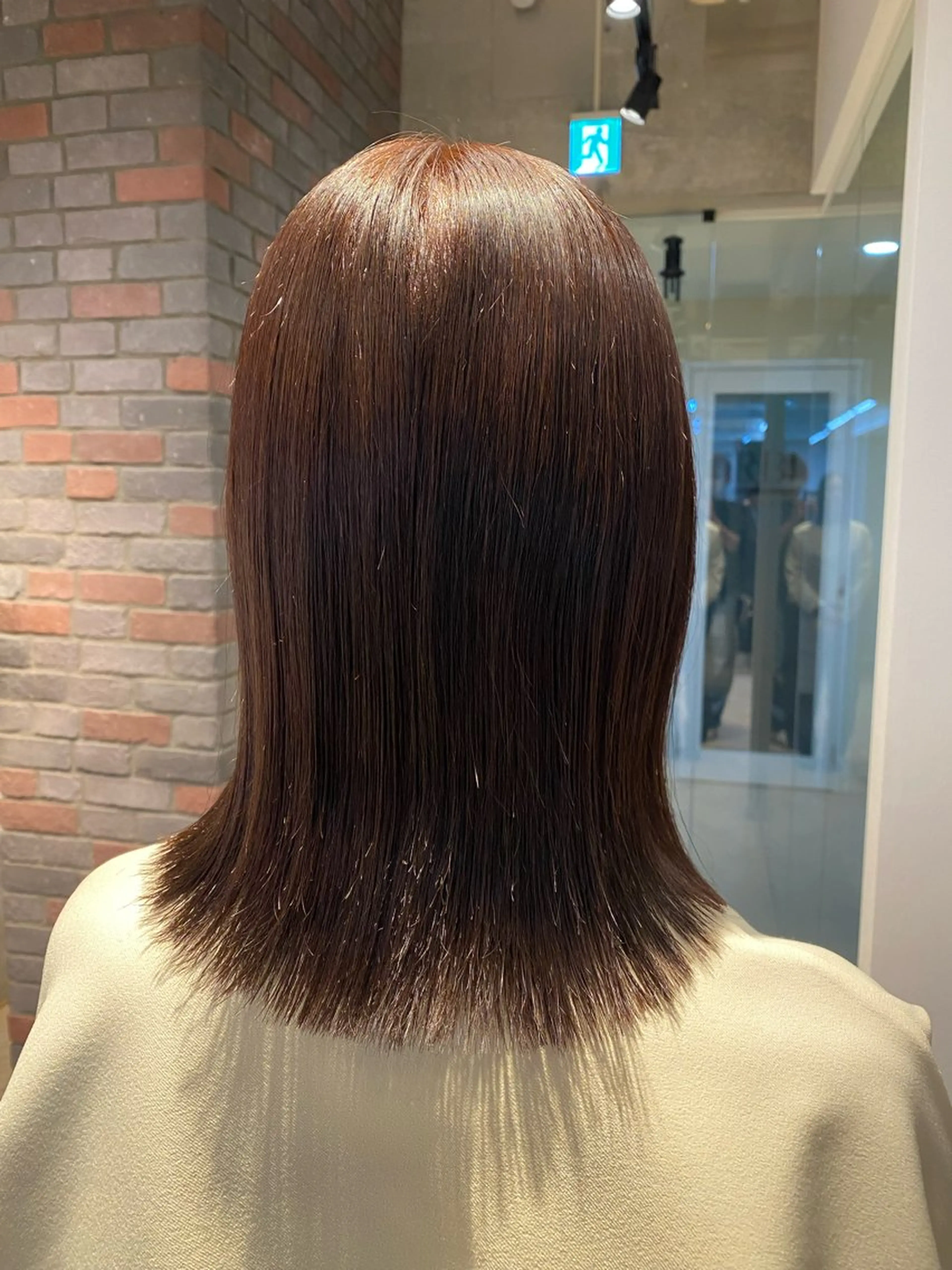 ミディアム ヘアカラー 吉川 慶斗のヘアスタイル