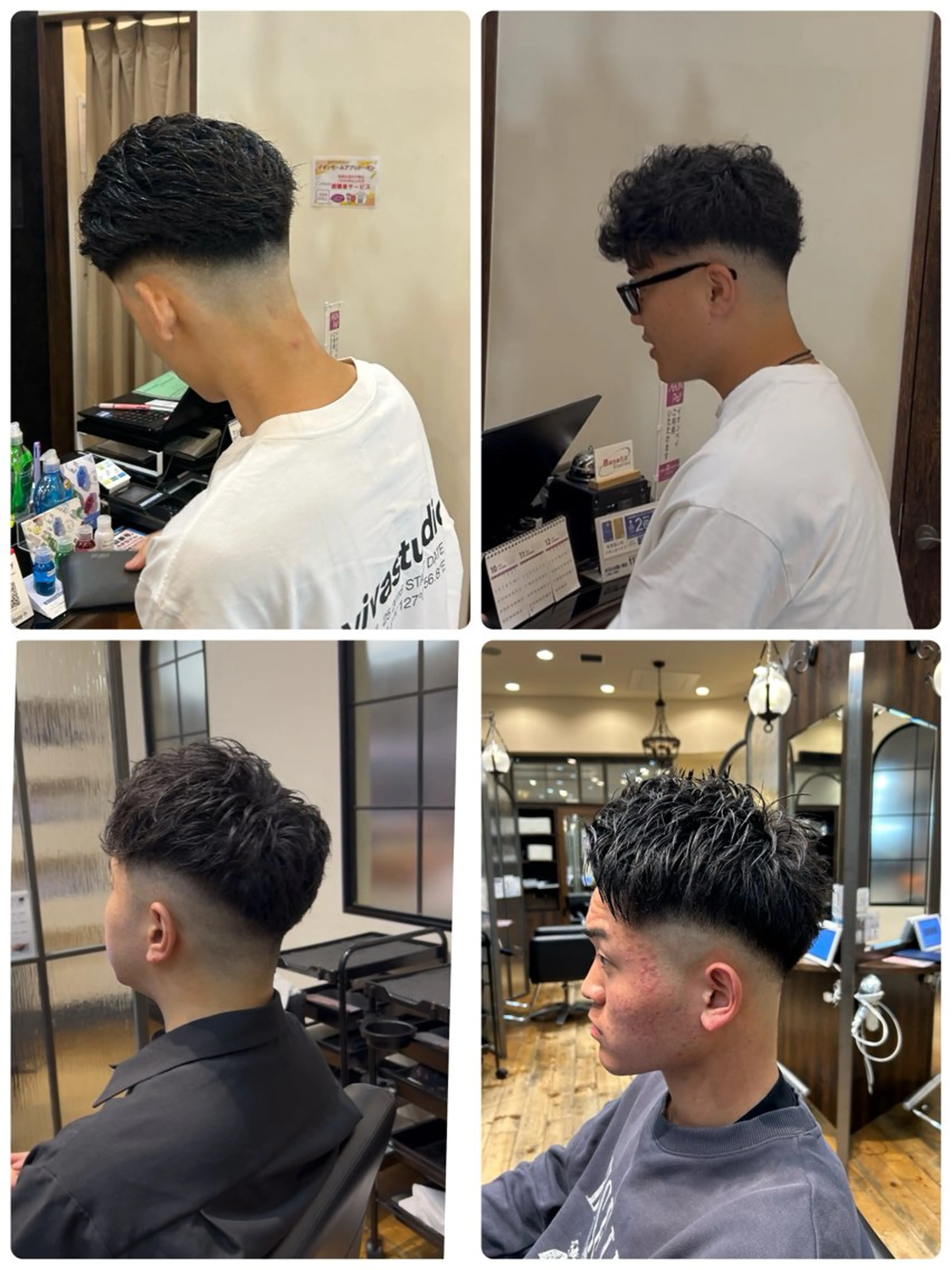 【メンズ限定、撮影モデルさせてくれる方限定】フェード、スキンフェードスタイル+トリートメントの写真