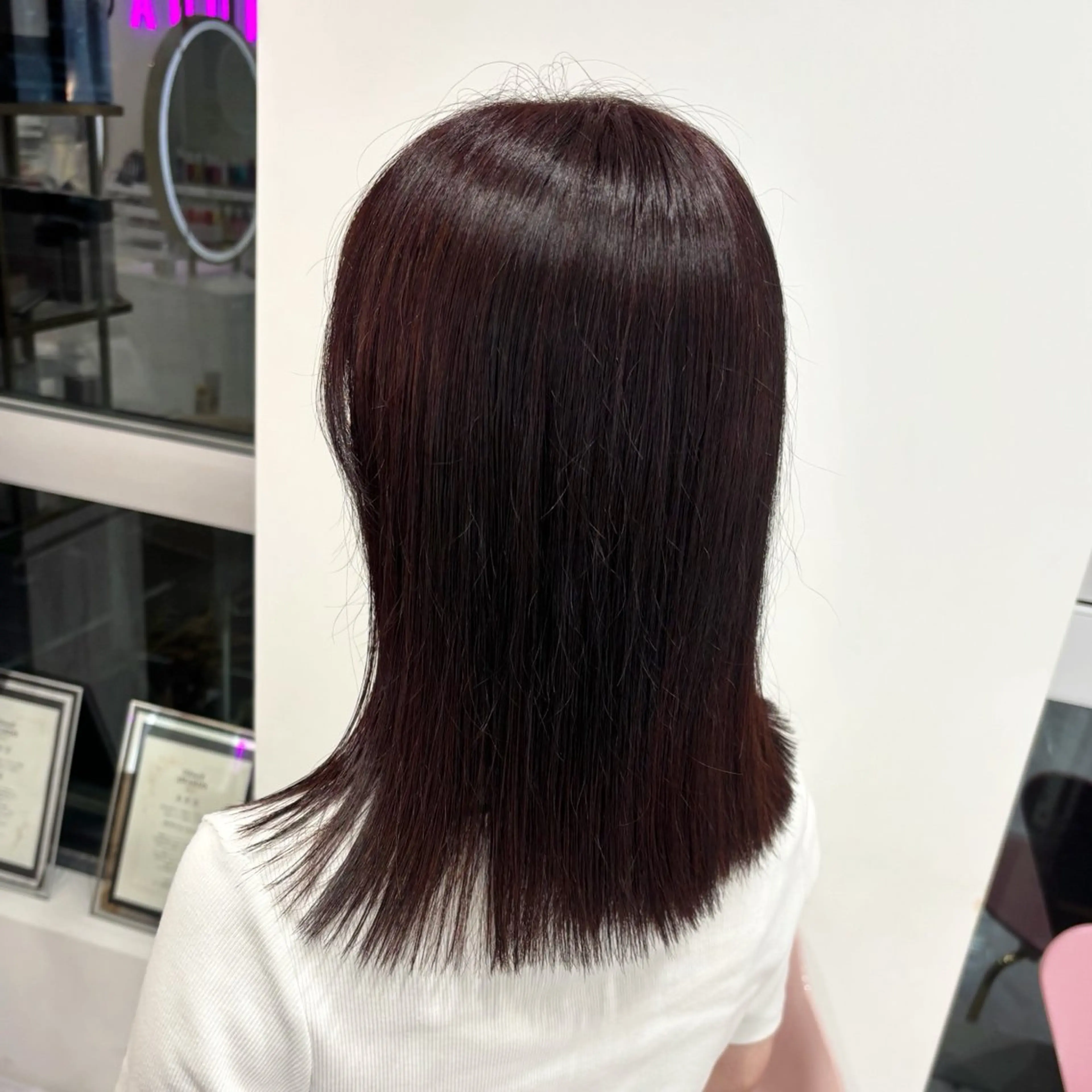 ミディアム カラー 🍯Ayu/ハイトー ン/ブリーチ/ヘアメのヘアスタイル