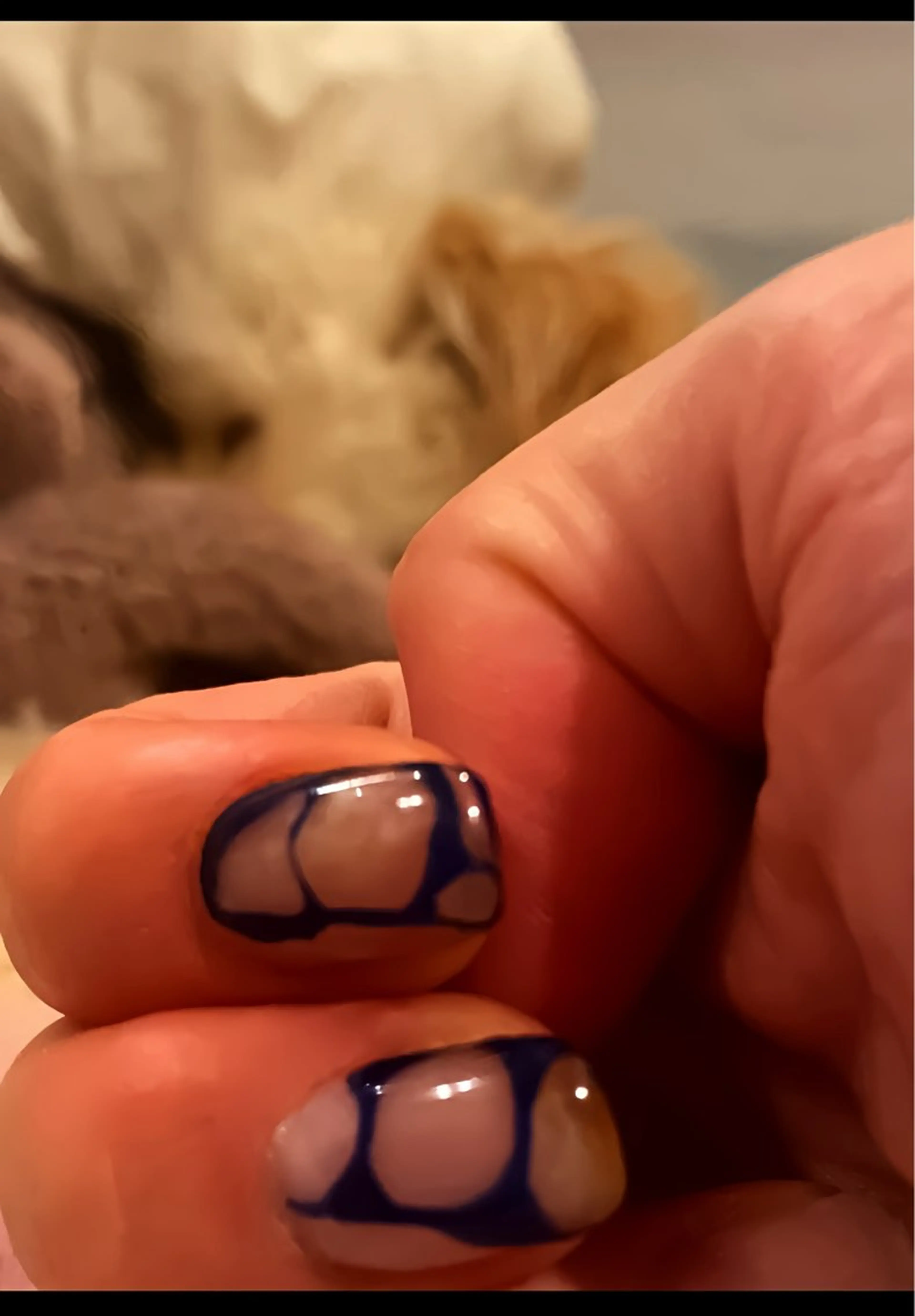 ネイル ブルー free hug Hiromiのネイルデザイン