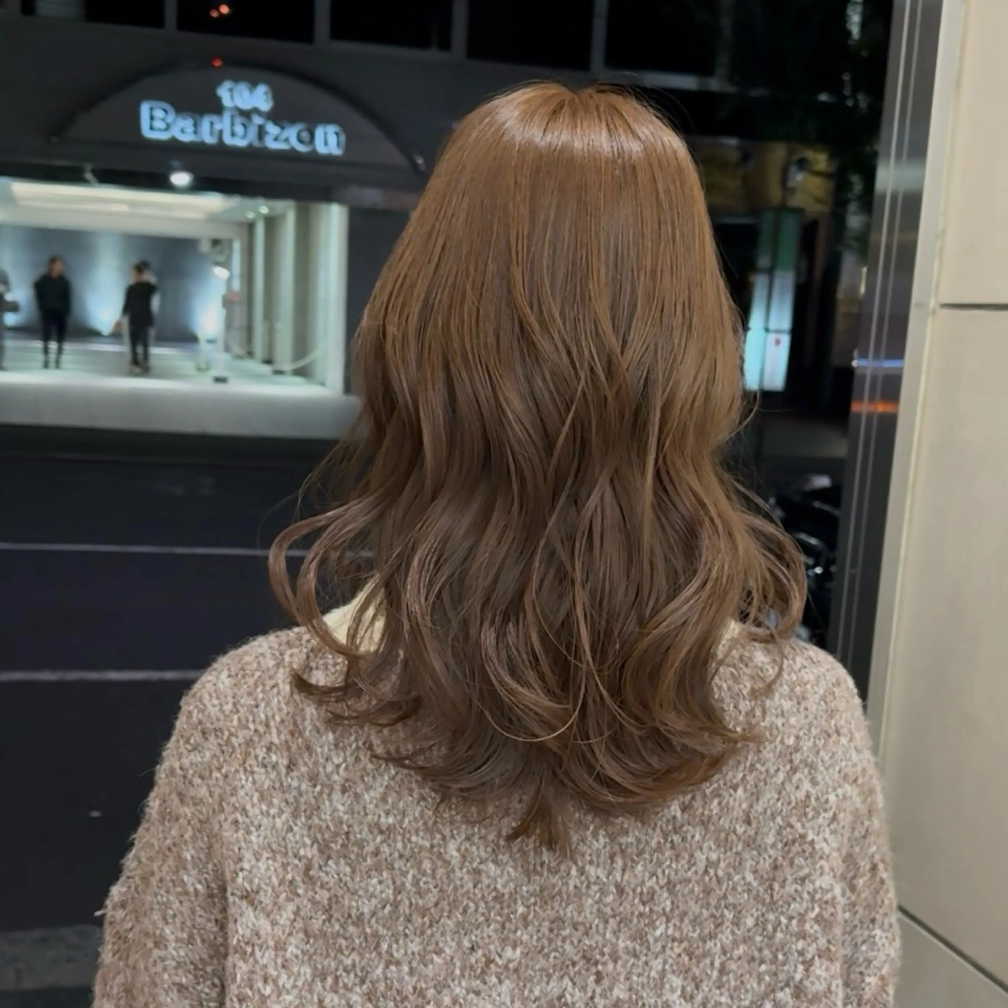 ミディアム カラー 酸性ストレート/ ちさとのヘアスタイル