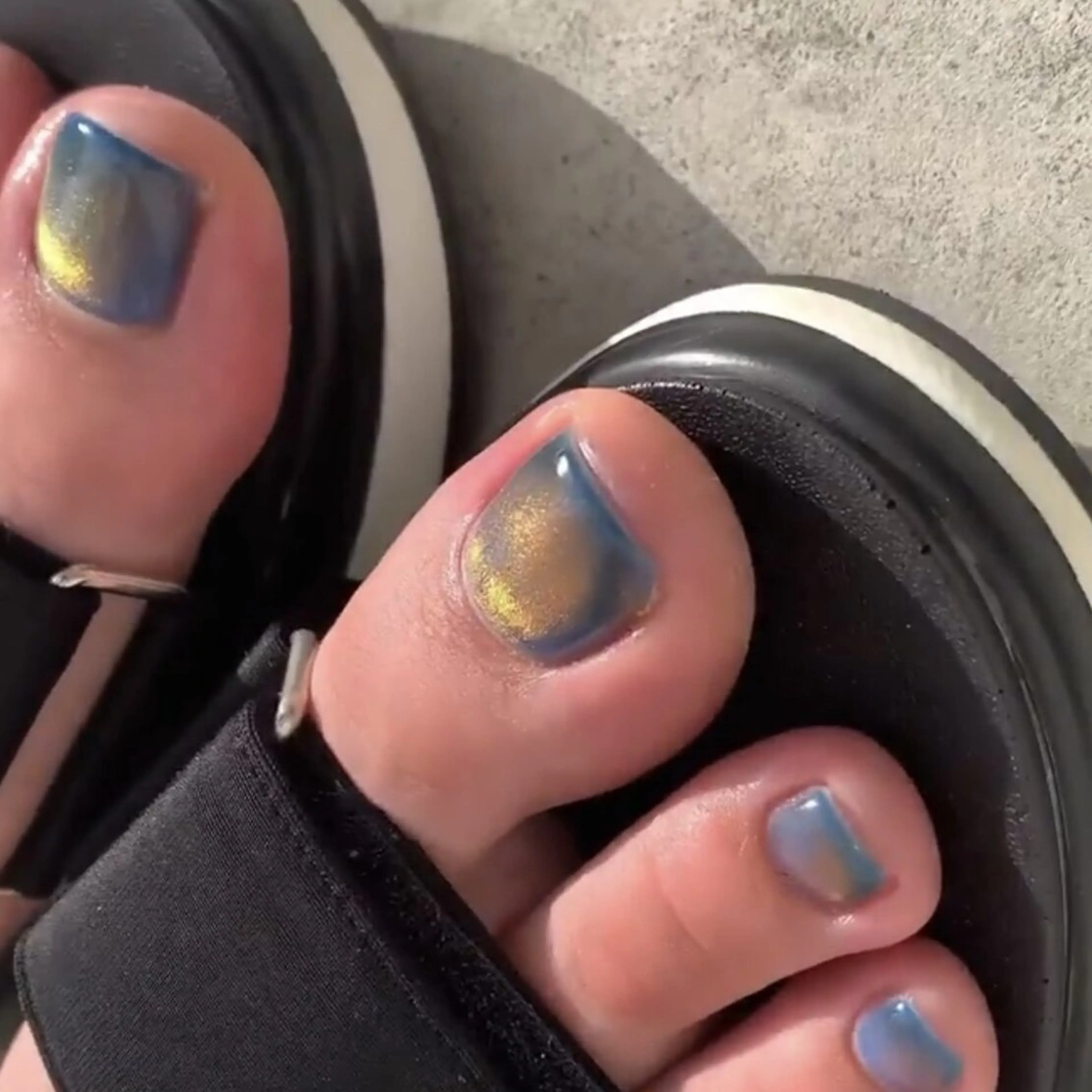 ［オフケア込み］FOOTワンカラーネイルの写真