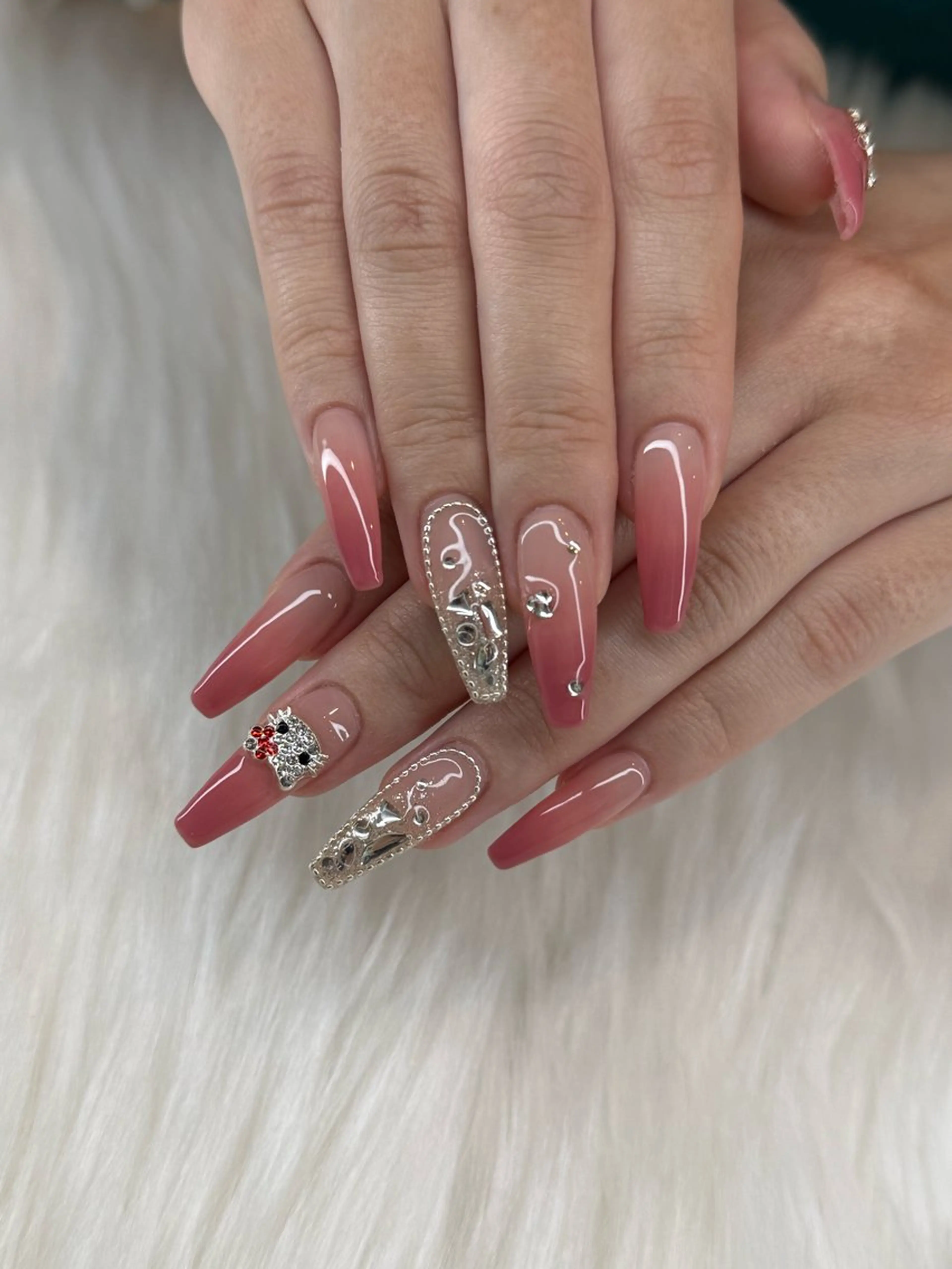 ネイル グラデーション ピンクドールハウス 浜松店のネイルデザイン