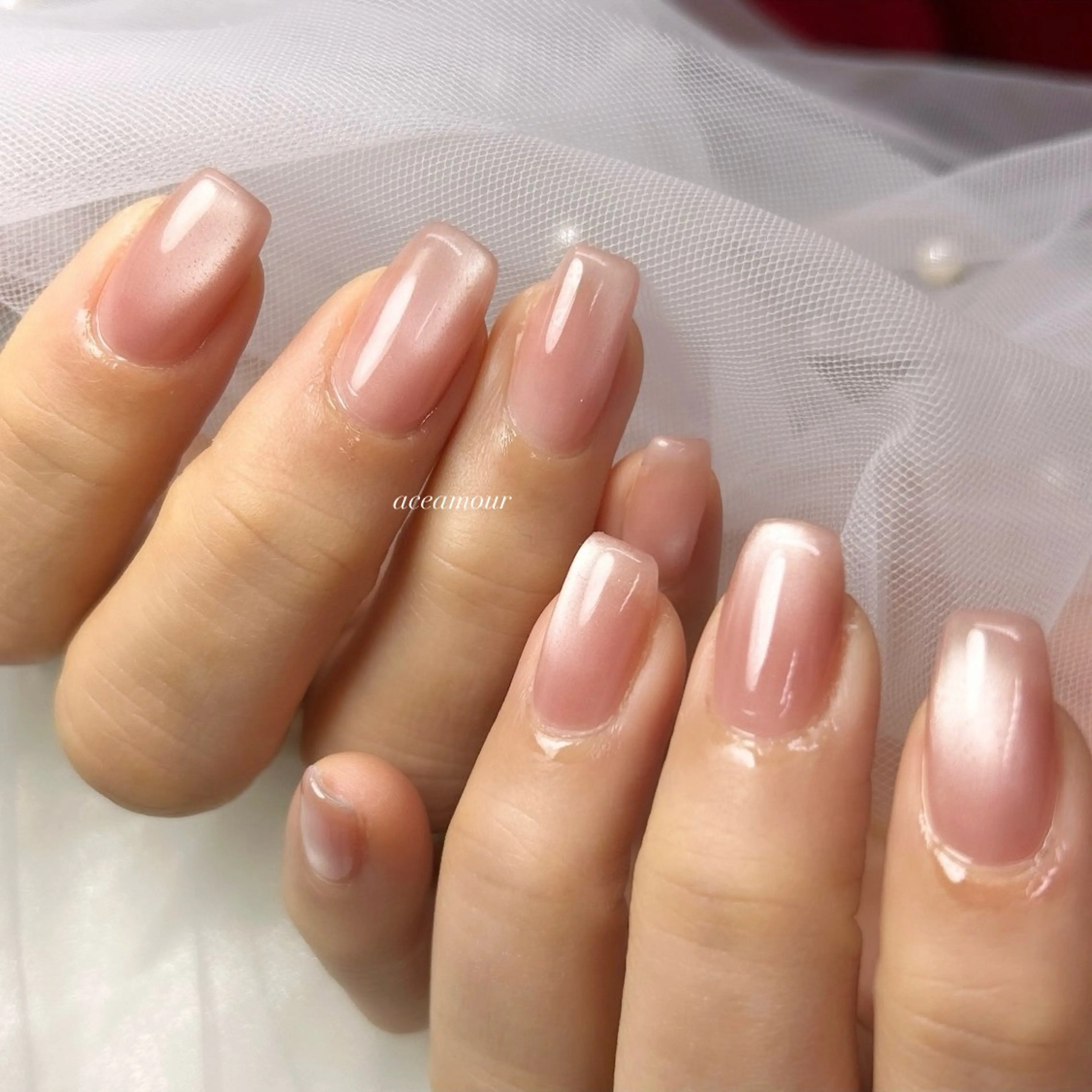 ネイル ハンドネイル ネイル/耳つぼ /新ホワイトニングのネイルデザイン