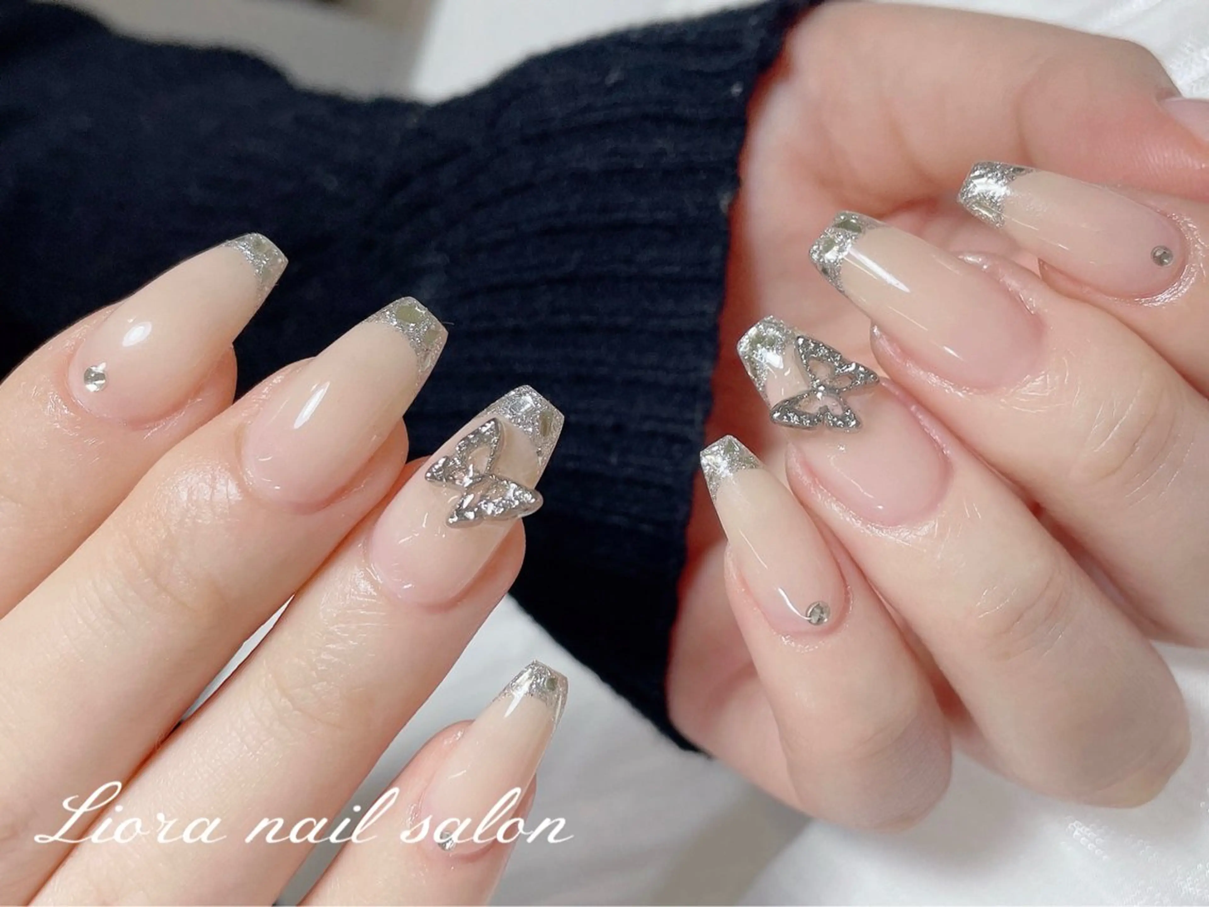 ネイル チークネイル フットネイル フレンチネイル ジェルネイル ガーリー ハンドネイル Liora nail スカルプ専門店のネイルデザイン