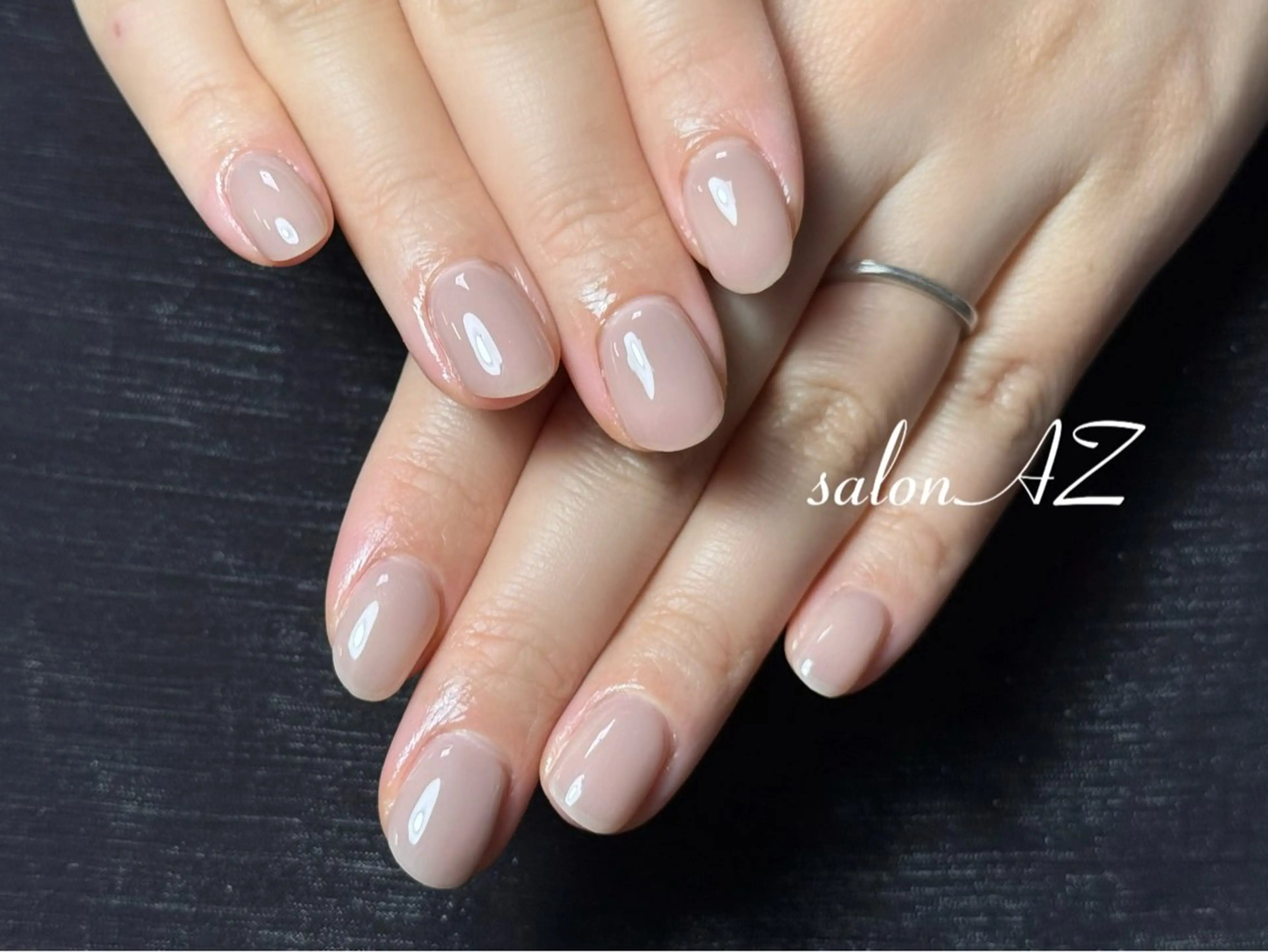 ネイル アートネイル 長さ出し フットネイル フレンチネイル ジェルネイル ハンドネイル salon AZ NANAのネイルデザイン