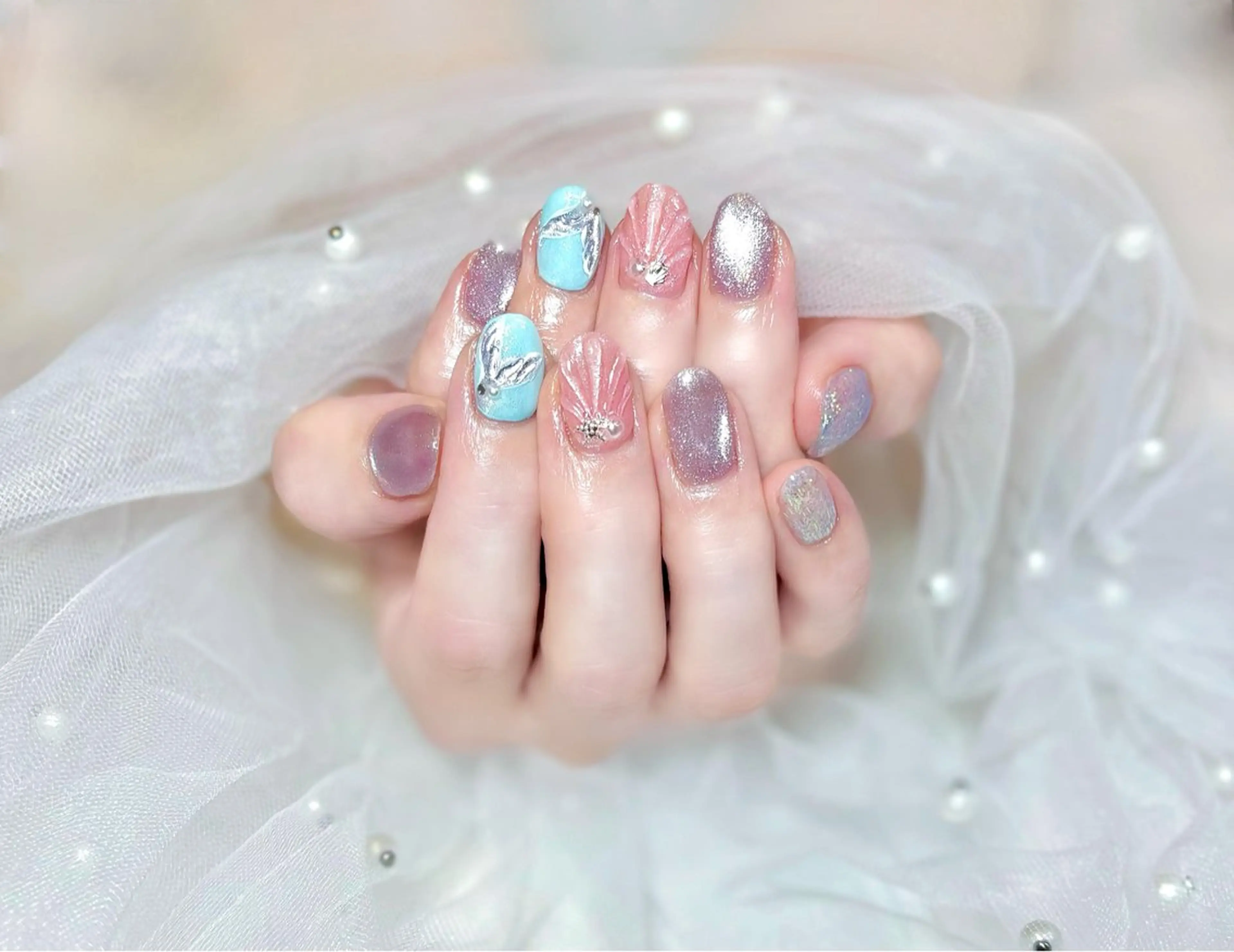 ネイル 夏ネイル Chat noir所属・【chatnoir】 MIYUのネイルデザイン