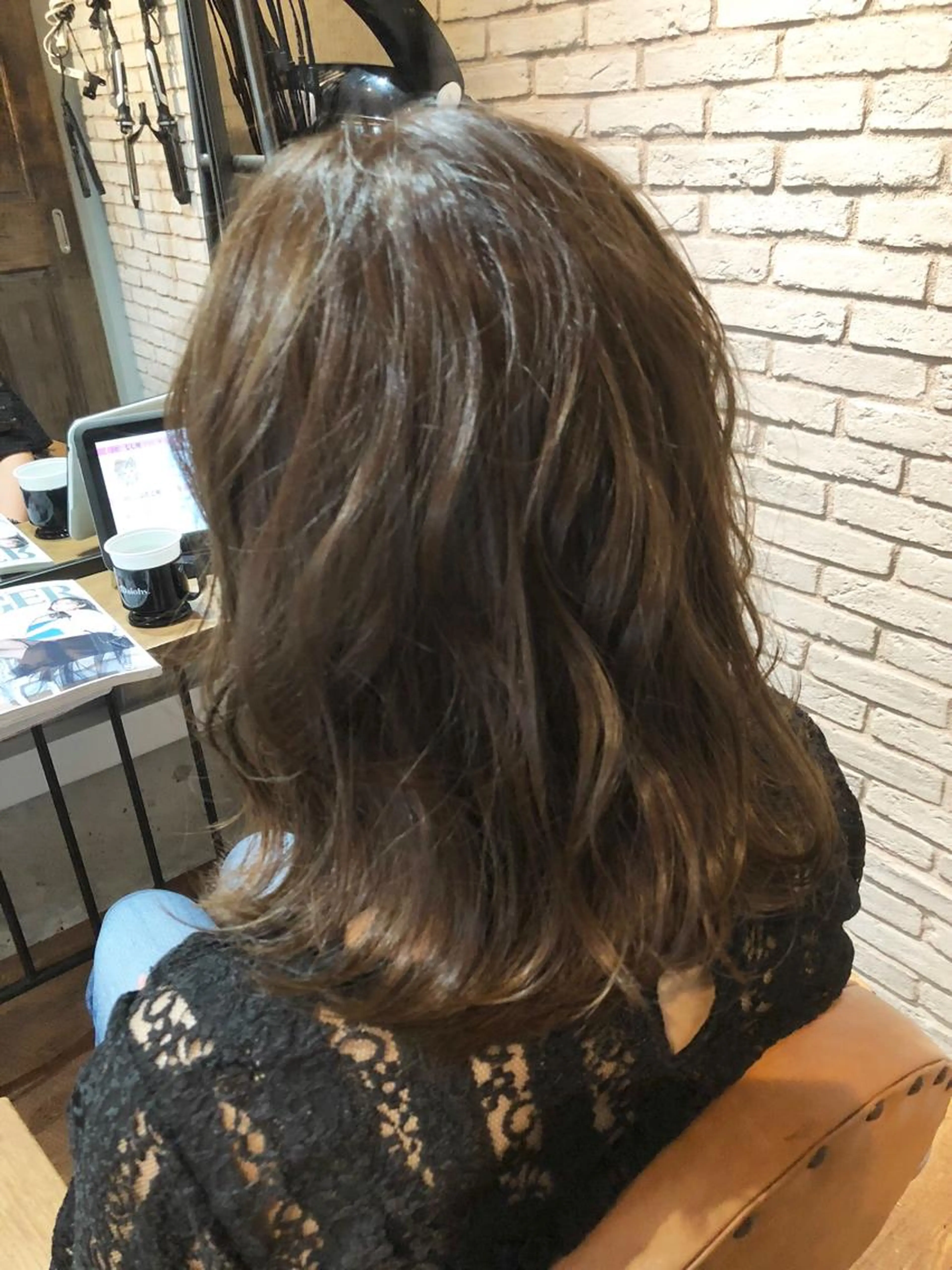イルミナカラー+ベーストリートメントの写真