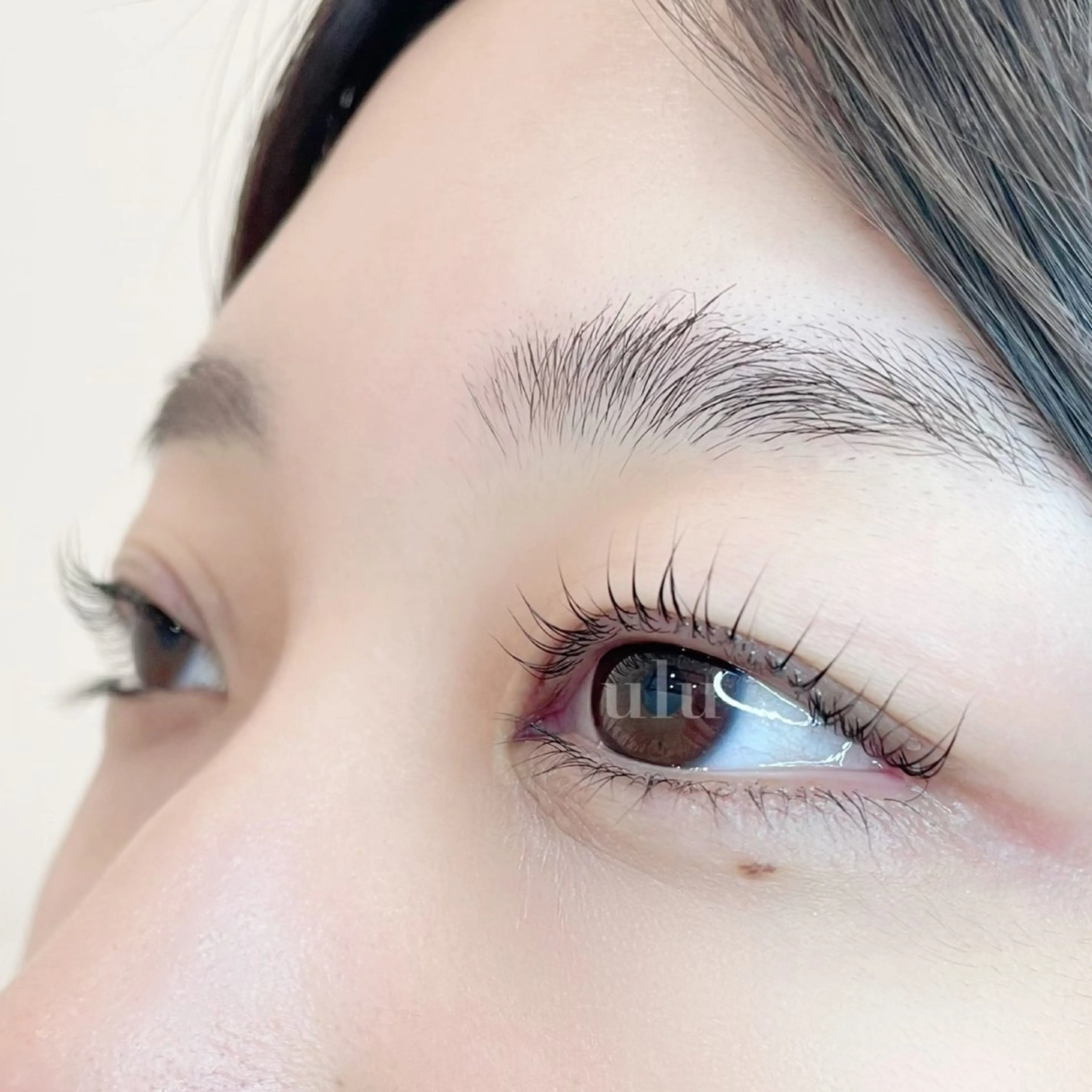 マツエク・マツパ Cカール 一重×まつ毛パーマ ulu MISAKI /ﾊﾟﾘ/ﾏﾂｴｸのマツエク・マツパデザイン