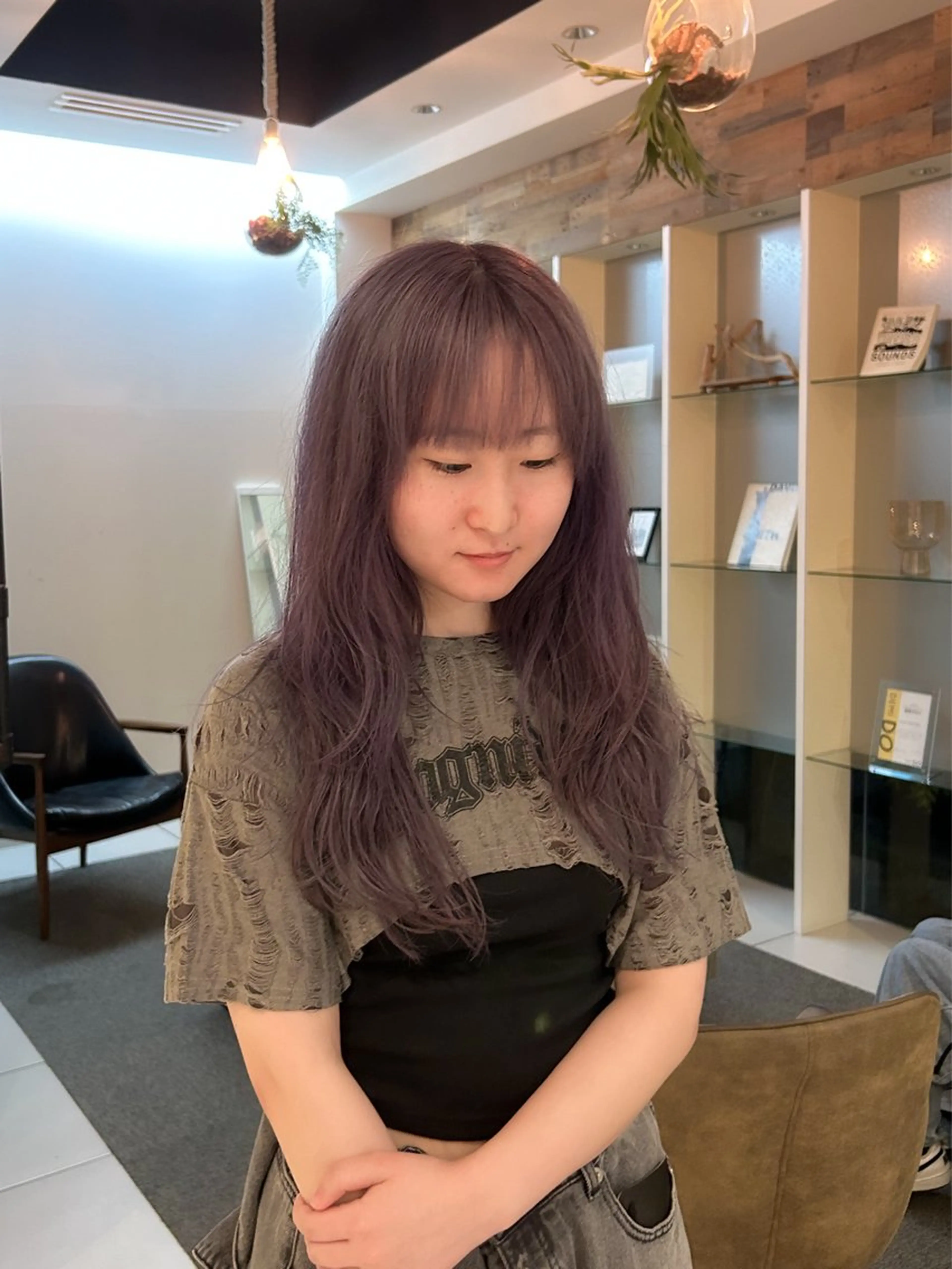 ロング カラー ヘアカラー 髪質改善/ストレート パーマ長久手/ひかるのヘアスタイル