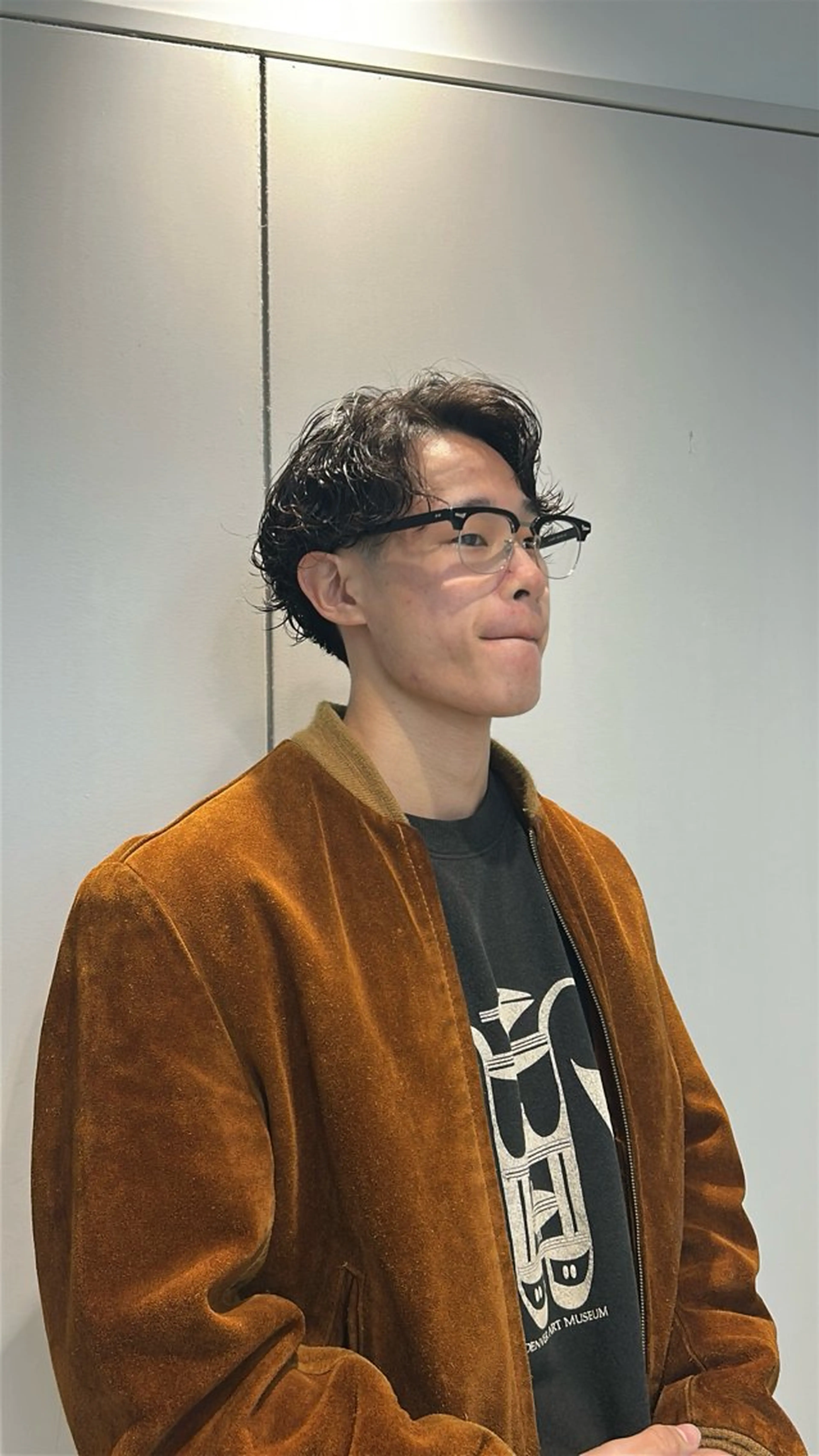 パーマ メンズ メンズパーマ カット パーマ 湯浅禅也/プードル /波巻きパーマ/栄のヘアスタイル