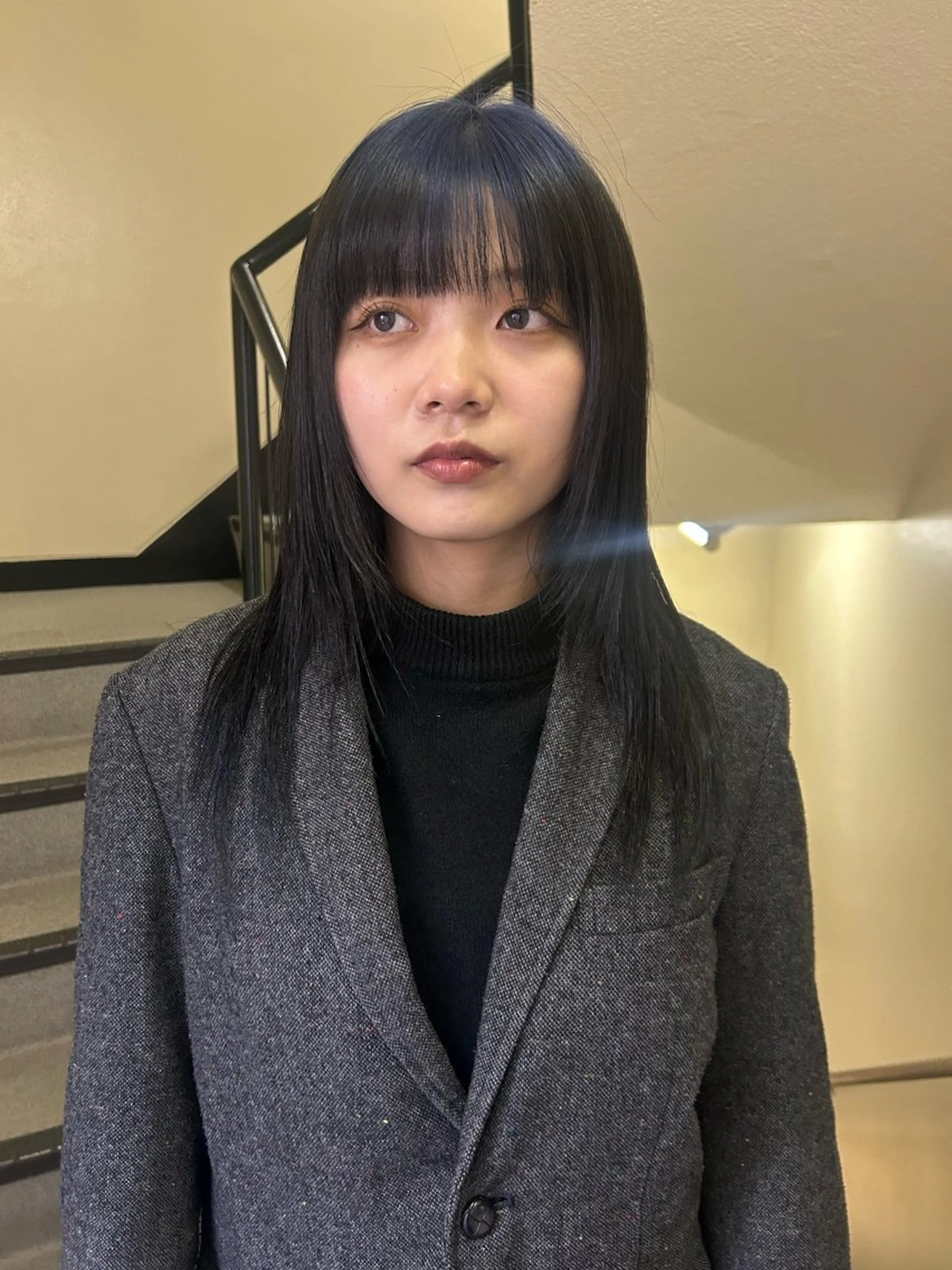 セミロング ヘアカラー ☕️結【suii.】 ボブ/ヘアセット☕️のヘアスタイル