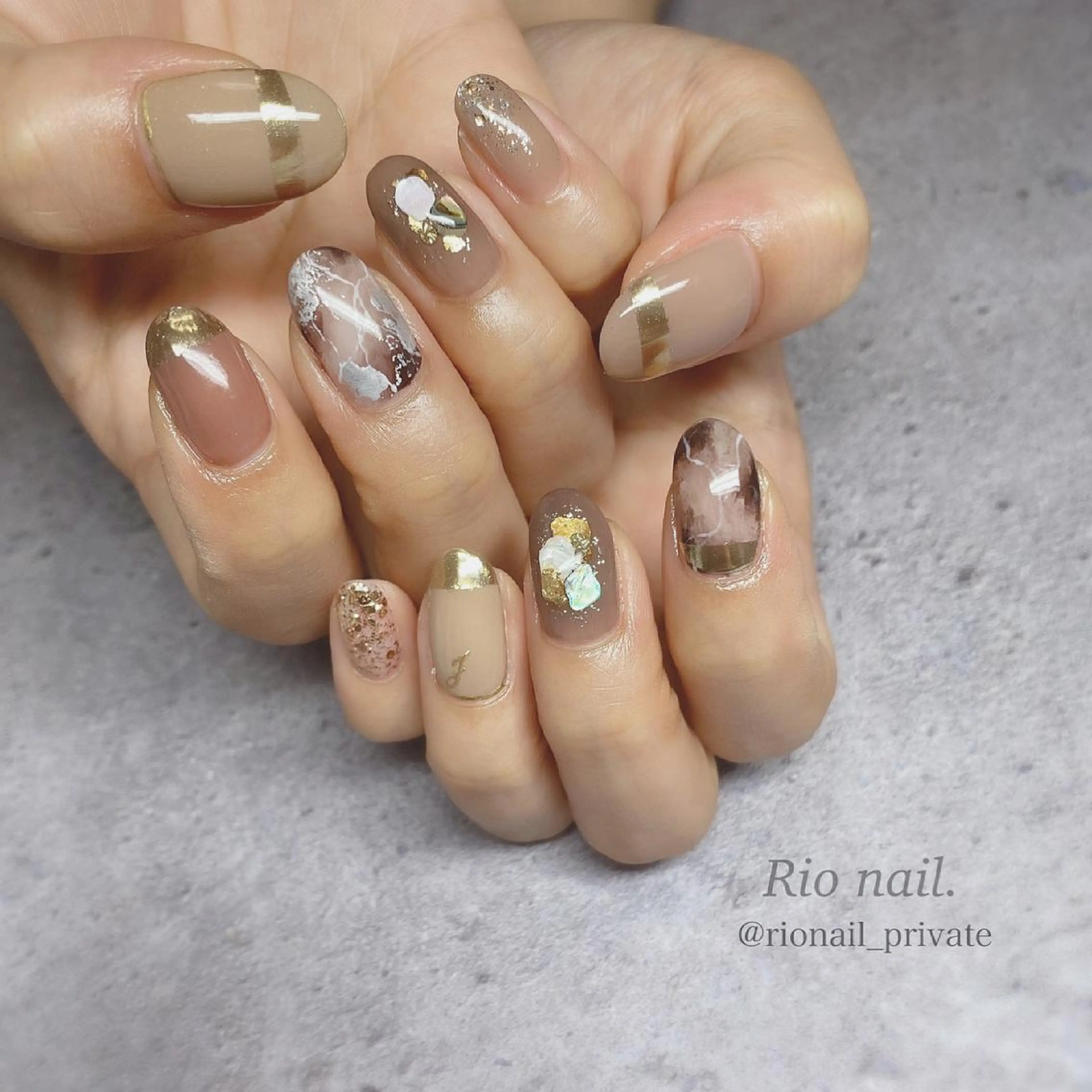 ネイル ハンドネイル nailsalon linneのネイルデザイン