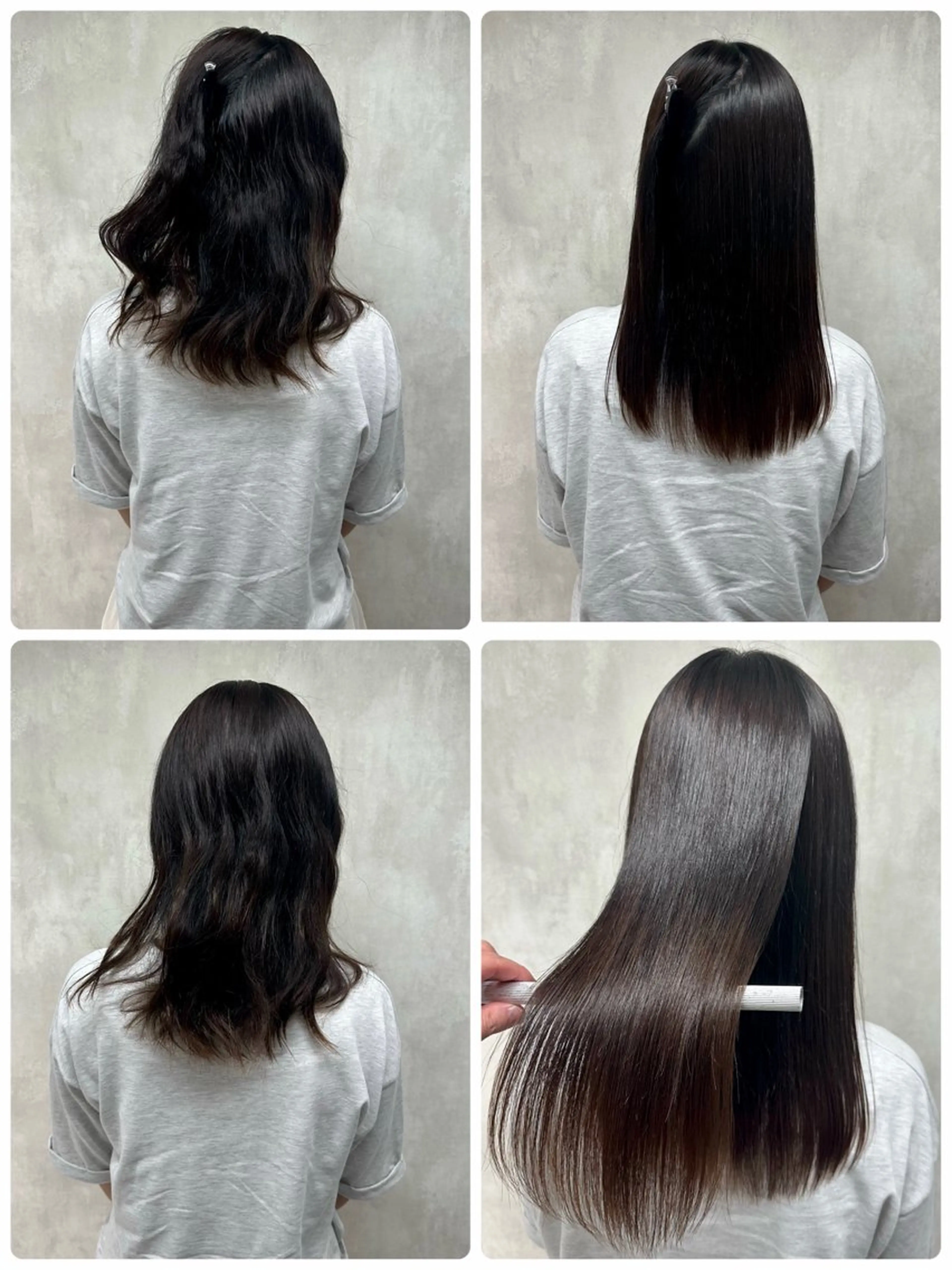 セミロング 縮毛矯正 トリートメント ⚠️美容室迷子⚠️ 谷口にお任せ😊のヘアスタイル