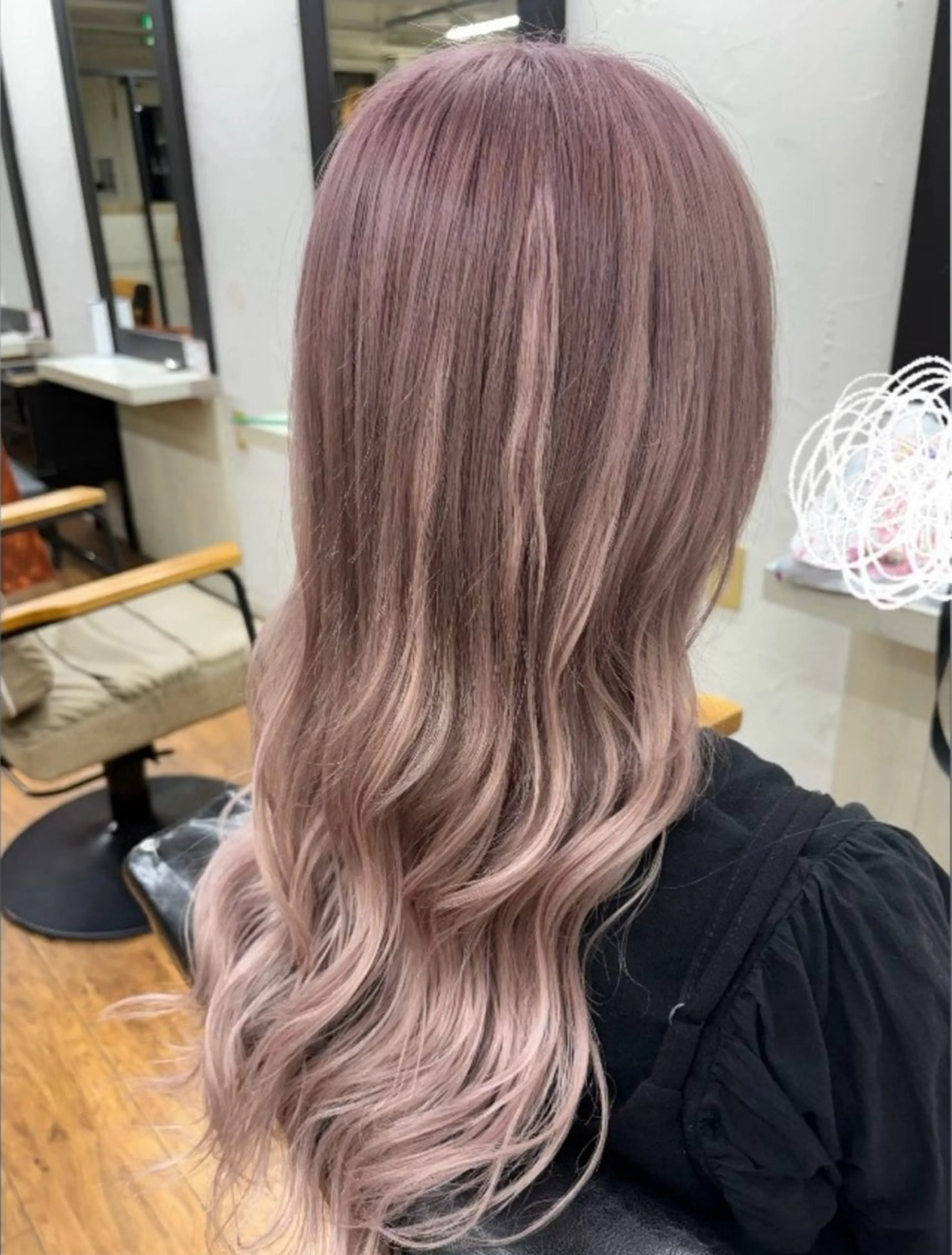 カラー ヘアカラー エクステ 香野 優子のヘアスタイル