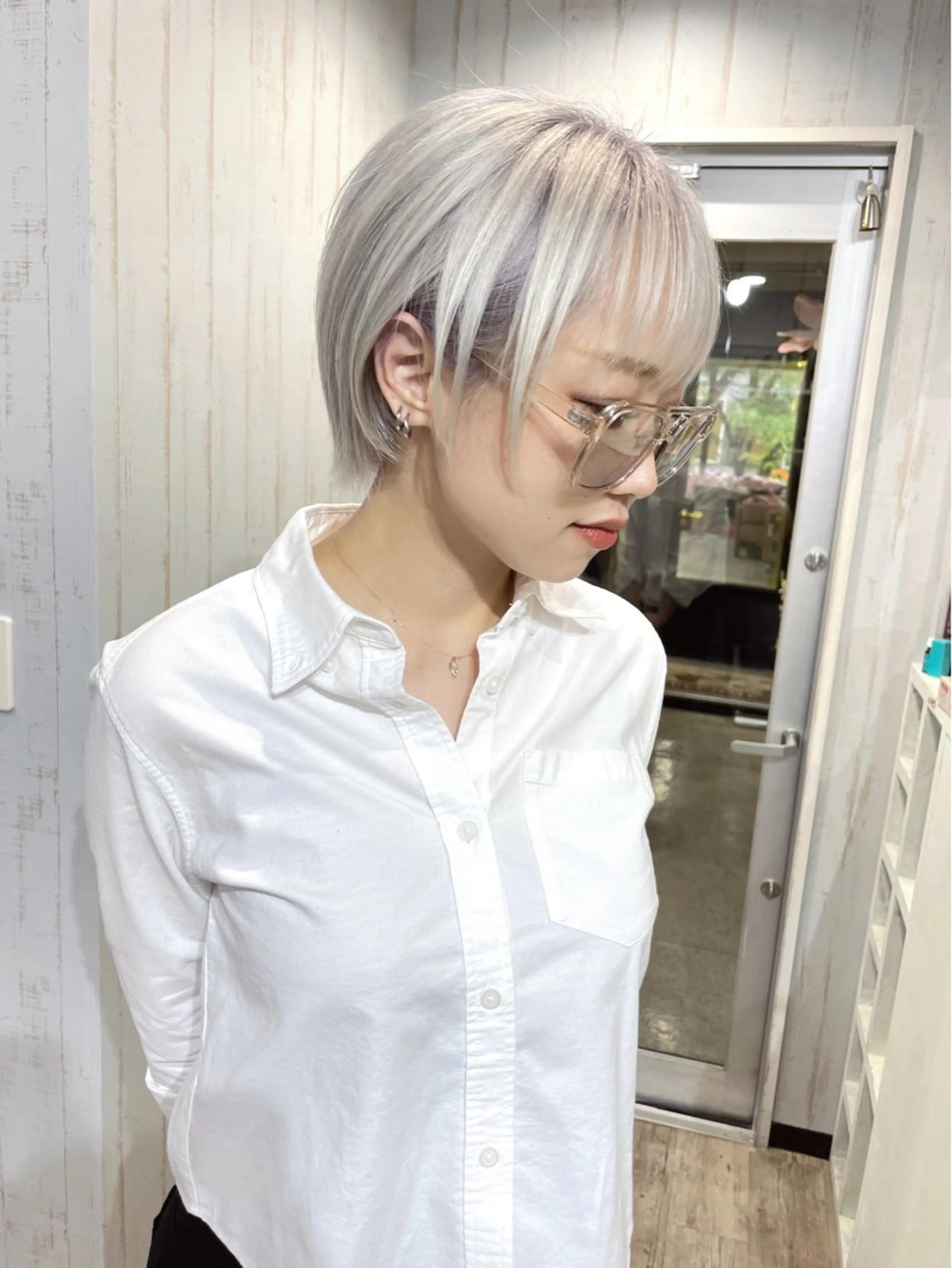 ショート カラー ヘアカラー 深夜帯！説明文必読 Oahu iwataのヘアスタイル