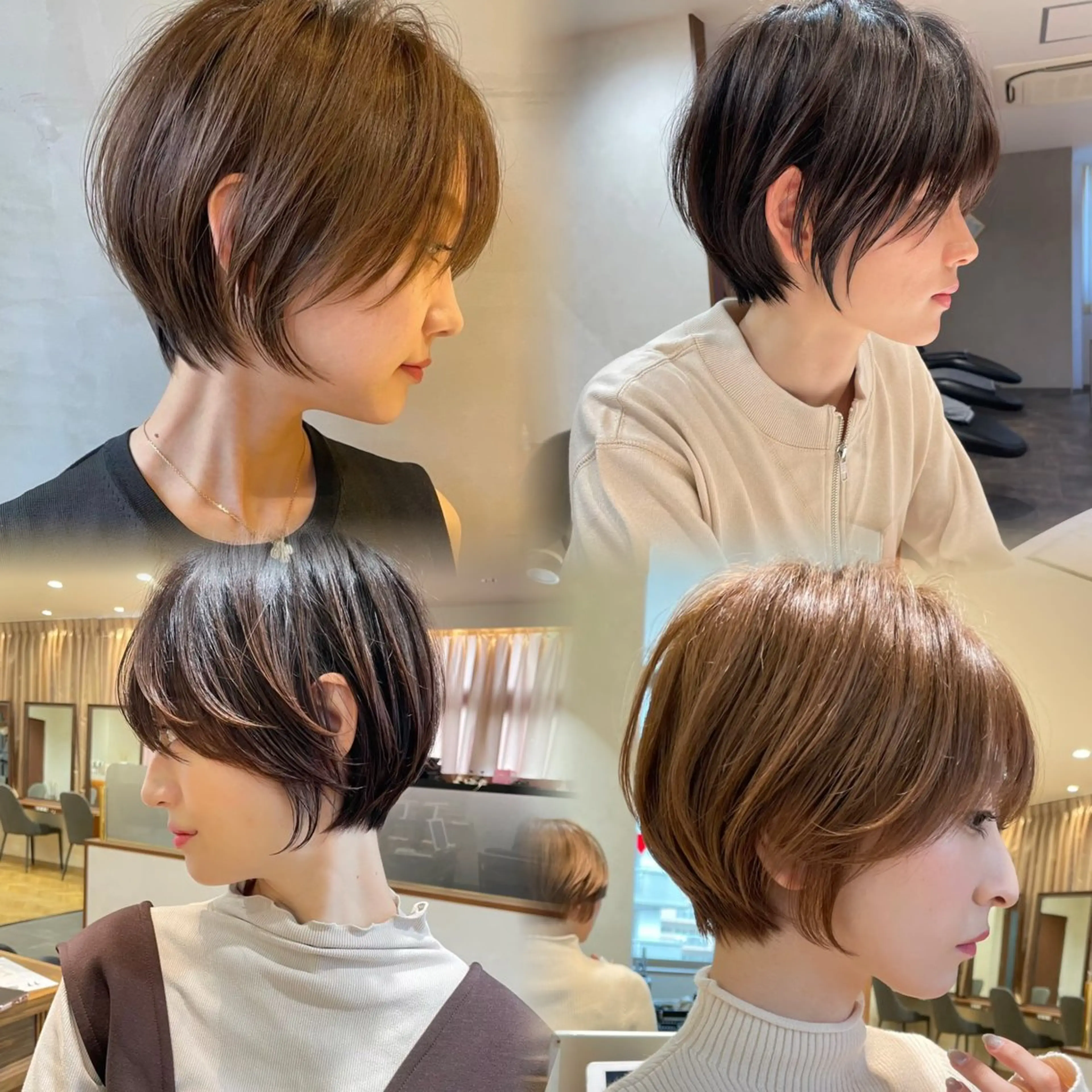 ショート ショートヘア 縮毛矯正/髪質改善 🌟本郷壮一郎のヘアスタイル
