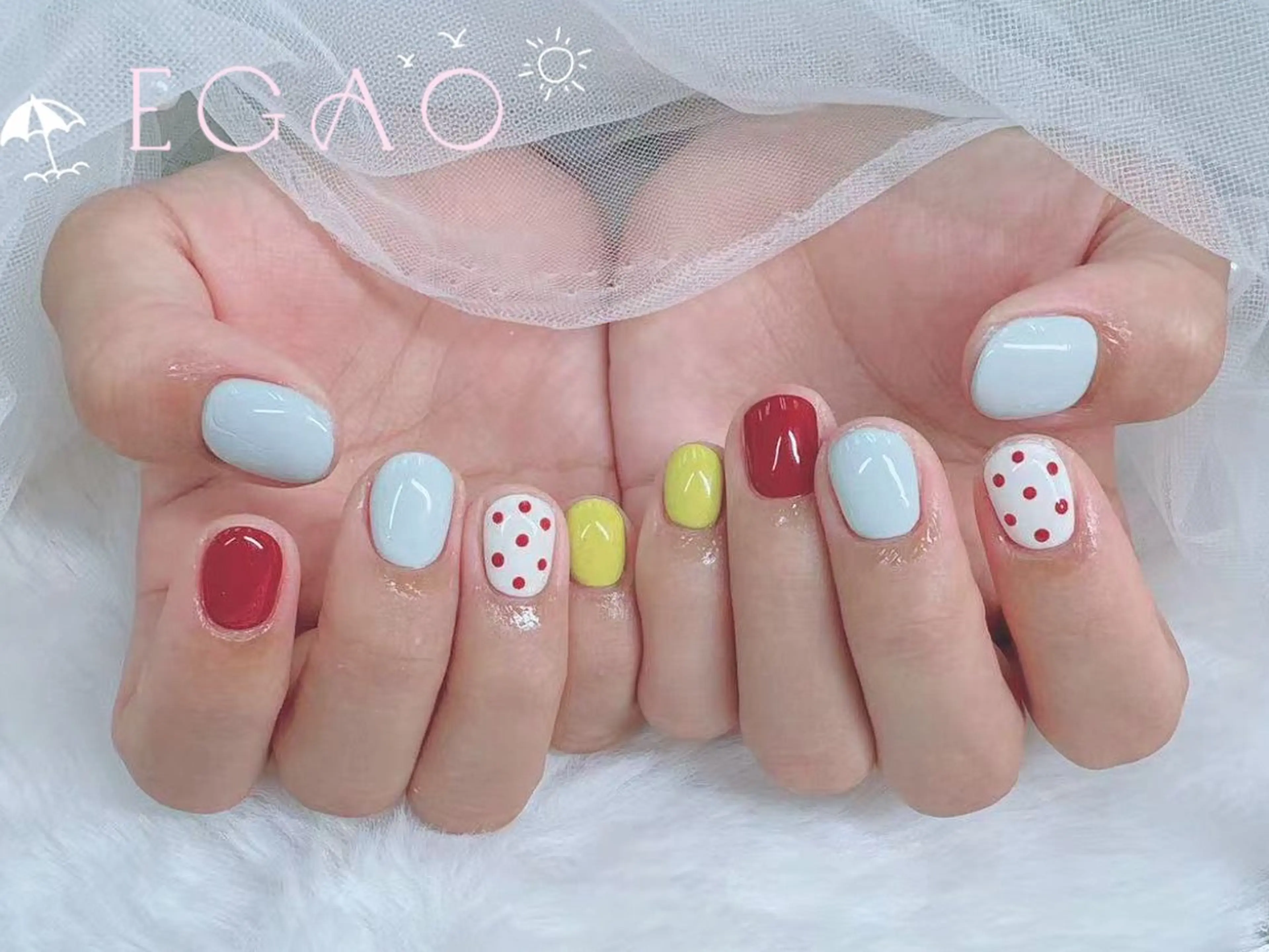 ネイル アートネイル フットネイル フレンチネイル ジェルネイル グラデーション ハンドネイル Egao Nail錦糸町店のネイルデザイン