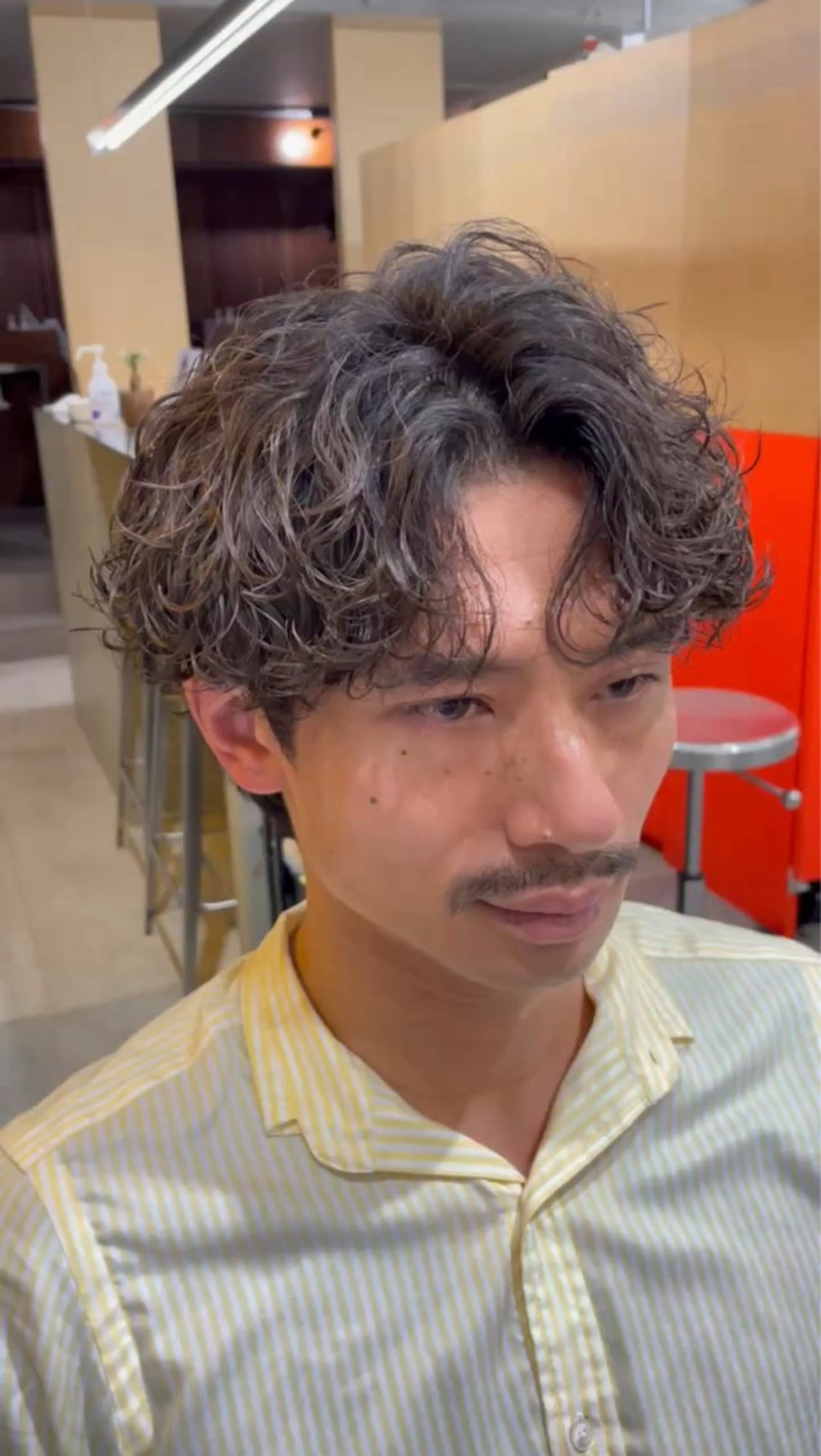 パーマ メンズ カット パーマ トリートメント fifth 武正 琉生のヘアスタイル