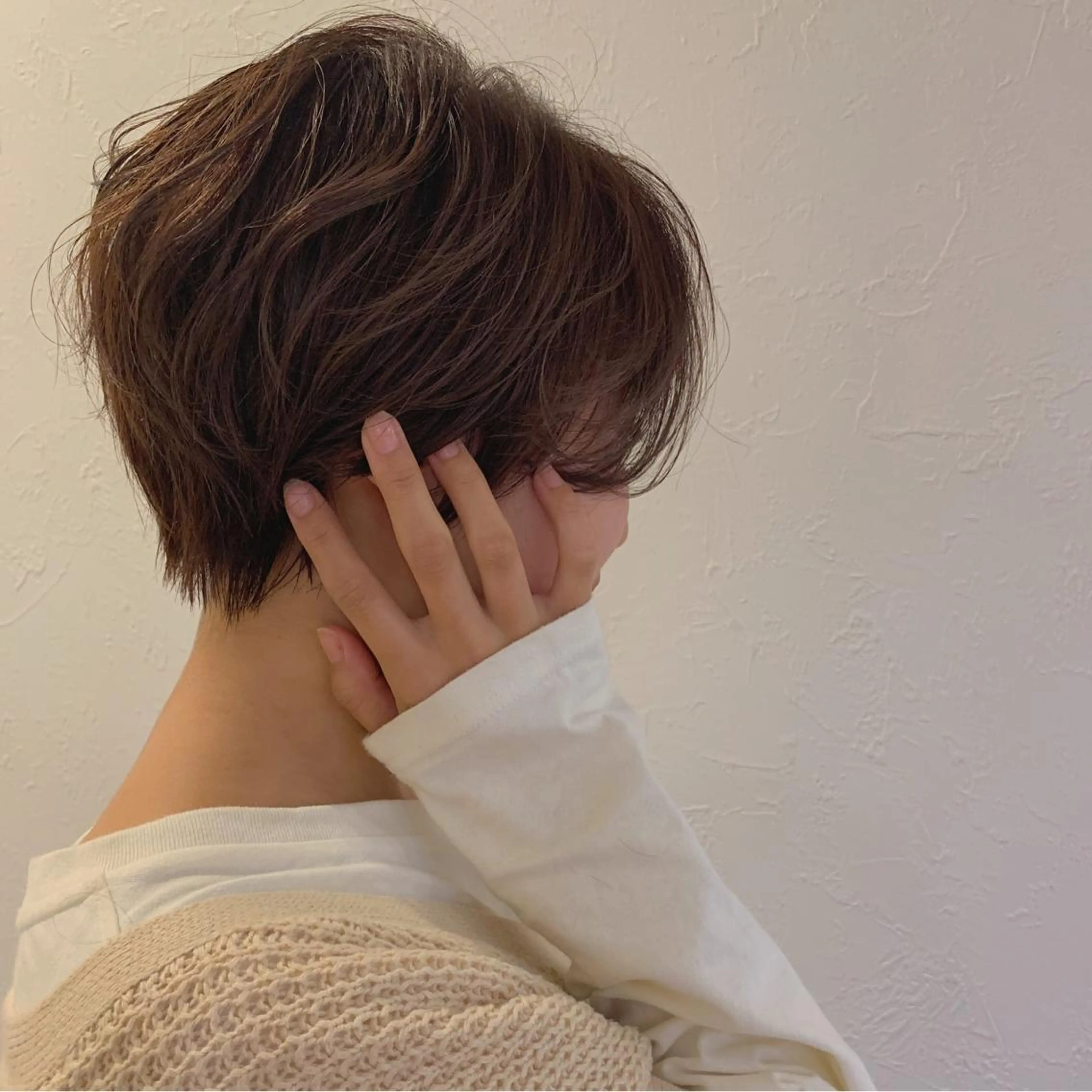 ショート カラー ハンサムショート ブラウンカラー モカブラウン ショートヘア カット ヘアカラー トリートメント m ā l o.🌷 サカモトマイコのヘアスタイル