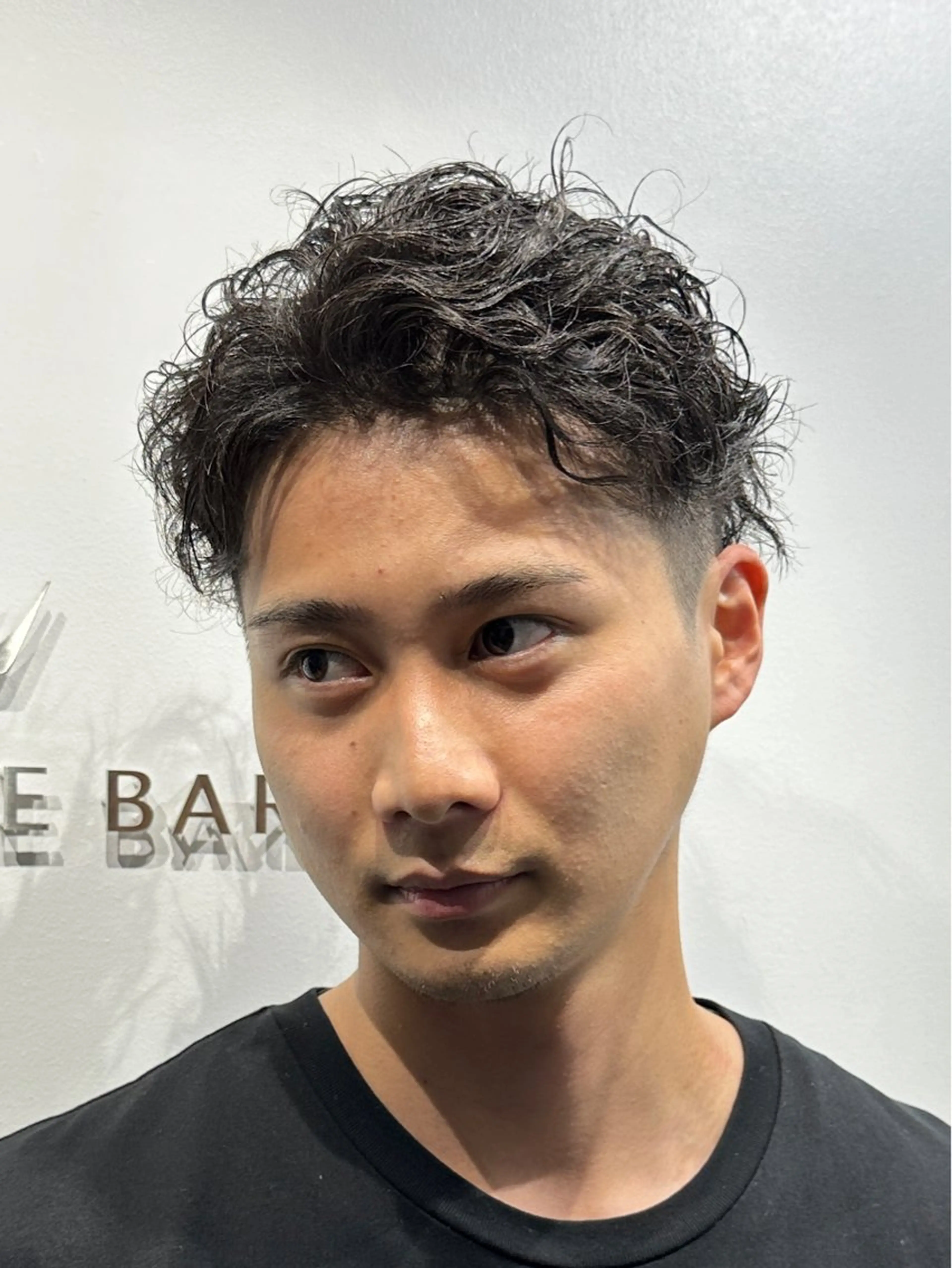 ショート パーマ メンズ メンズパーマ カット パーマ 💈神技メンズカット 大沢カズキ✂︎のヘアスタイル