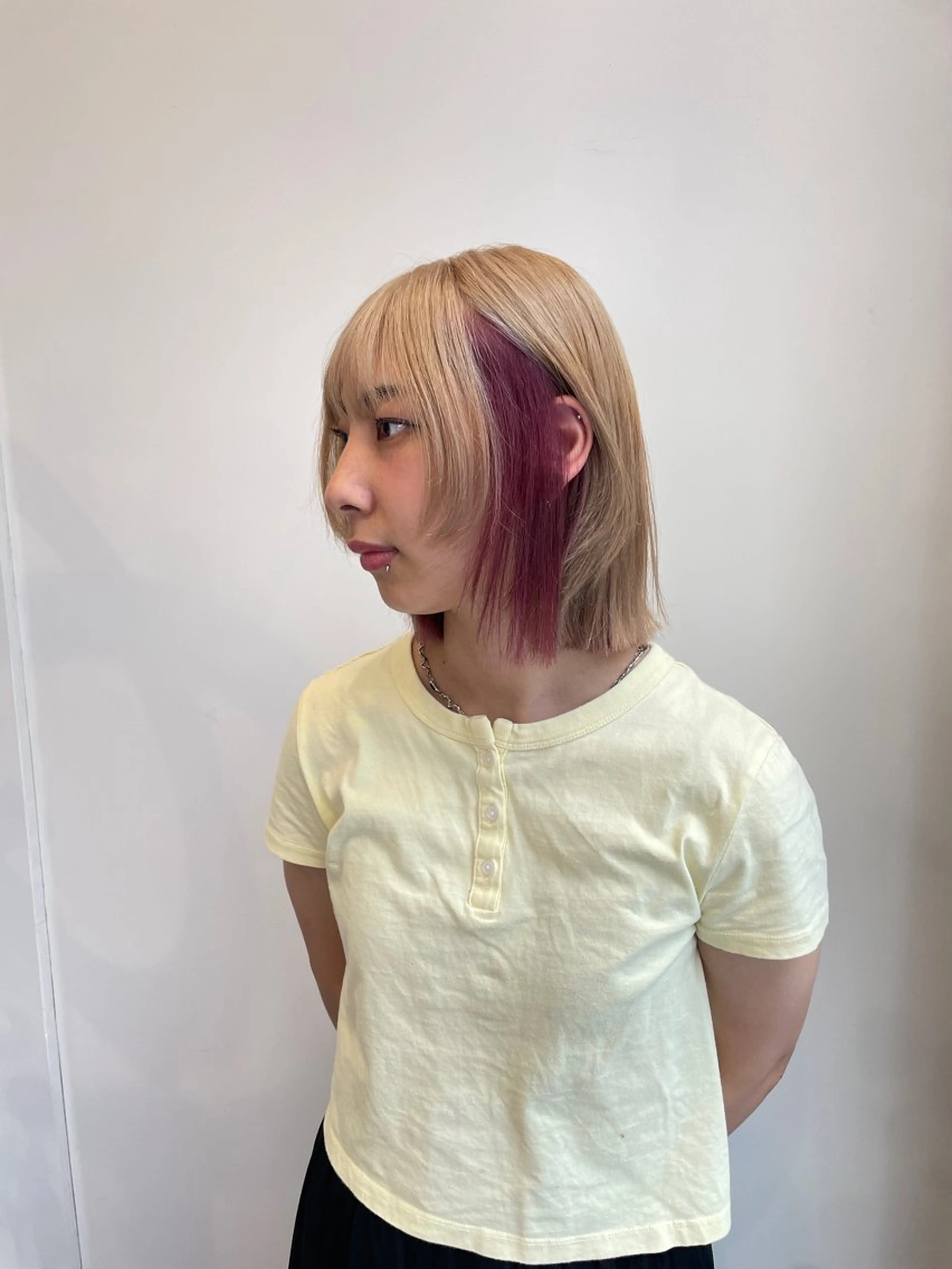 セミロング カラー カット ヘアカラー トリートメント ナチュラルカラー 児玉優香のヘアスタイル
