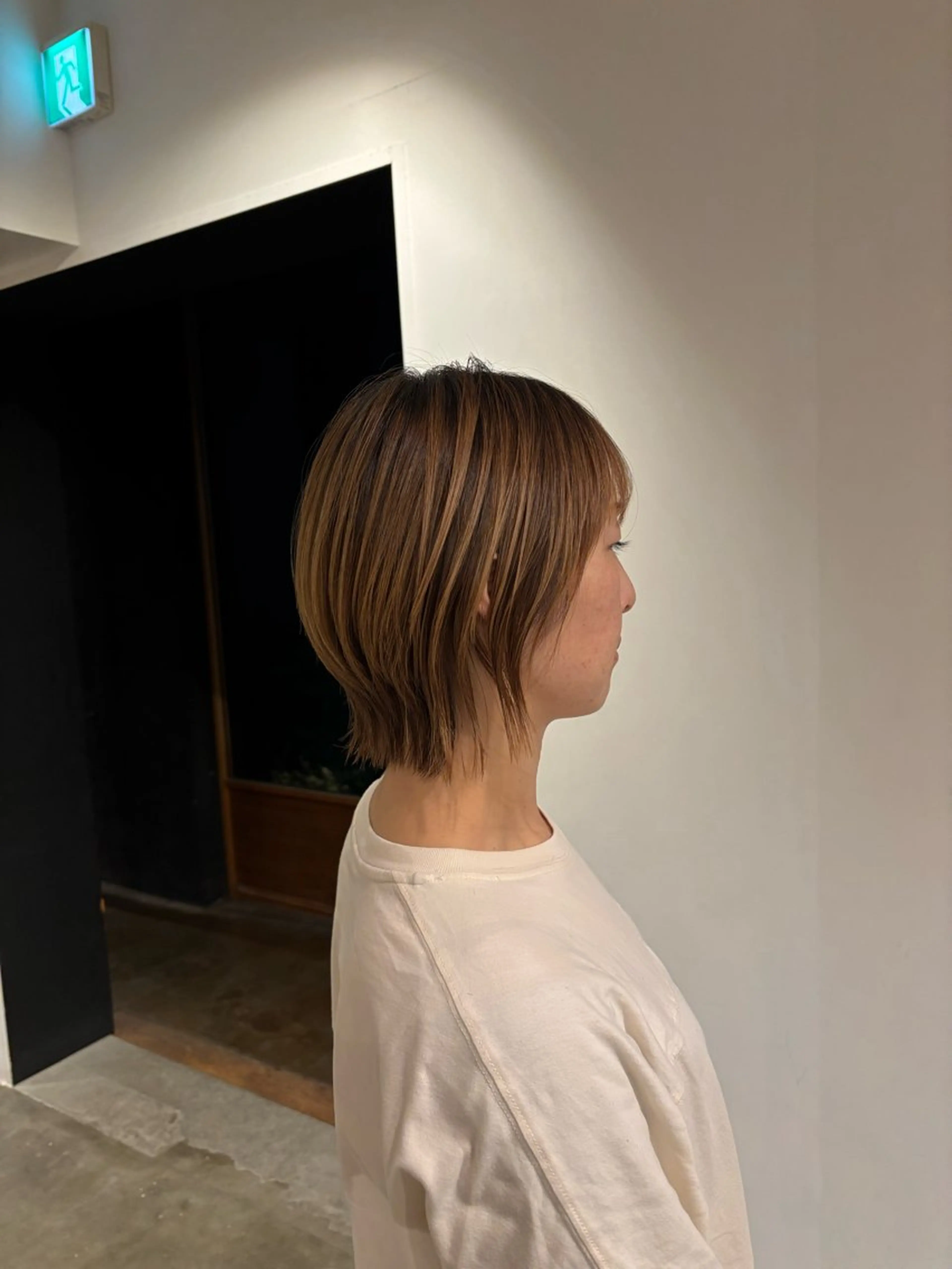 ミディアム ボブ くびれヘア Takahashi Noa🍊のヘアスタイル