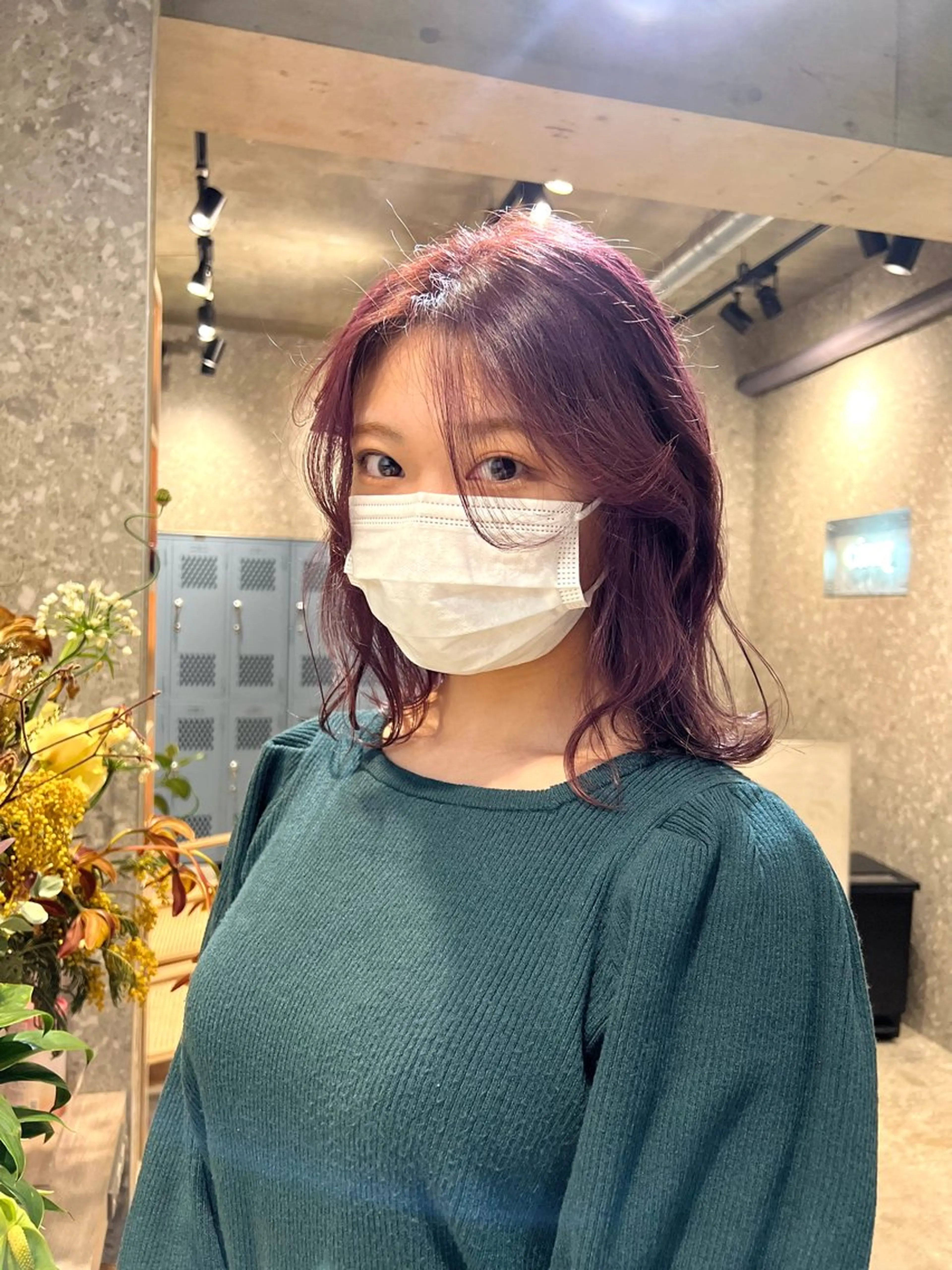 ミディアム カラー ピンクカラー バイオレットカラー バイオレットピンク ヘアカラー トリートメント fit /HONOKAのヘアスタイル