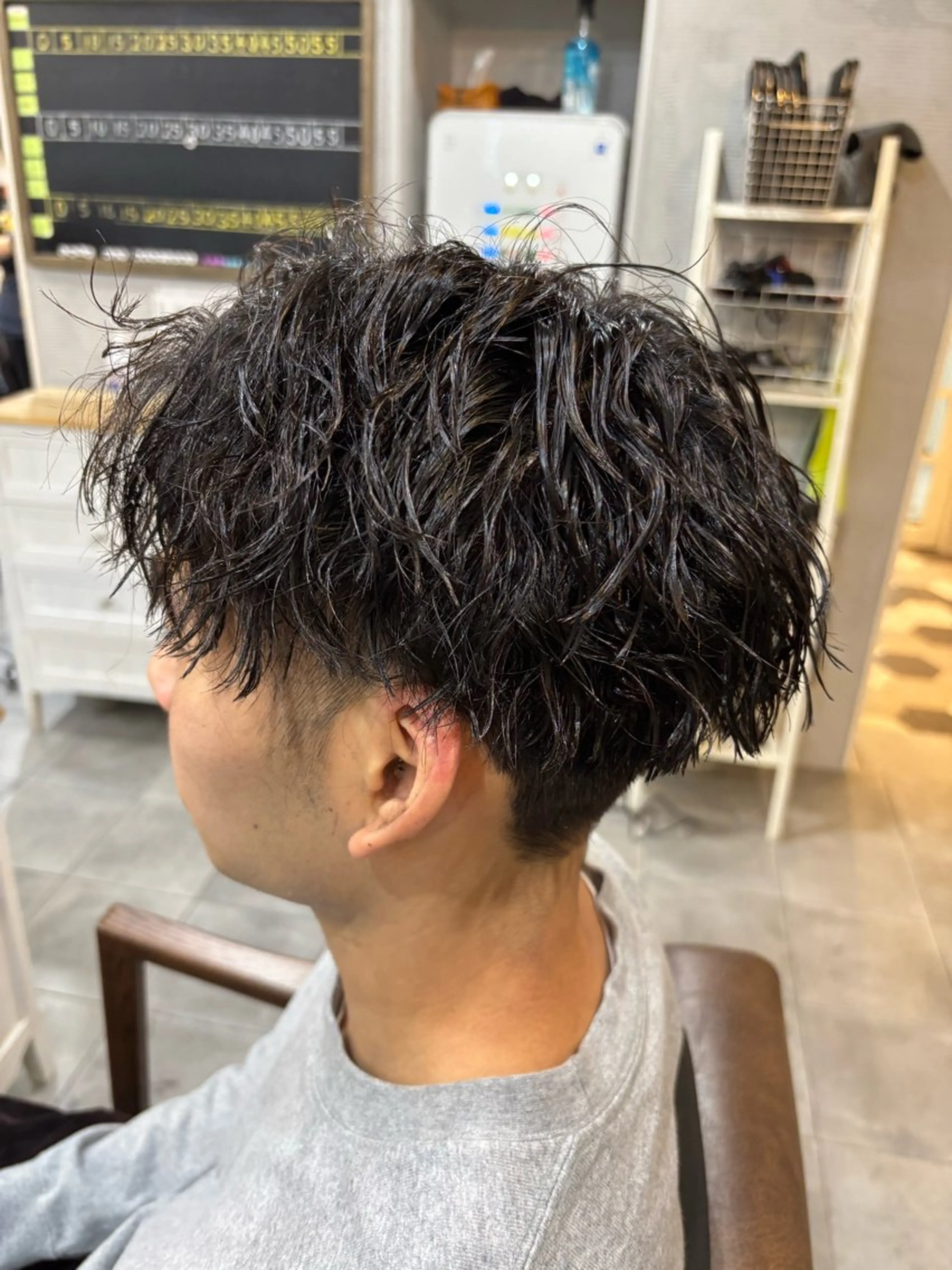 パーマ メンズ カット パーマ ❄️中野侑香❄️ ハイライト/ブリーチのヘアスタイル