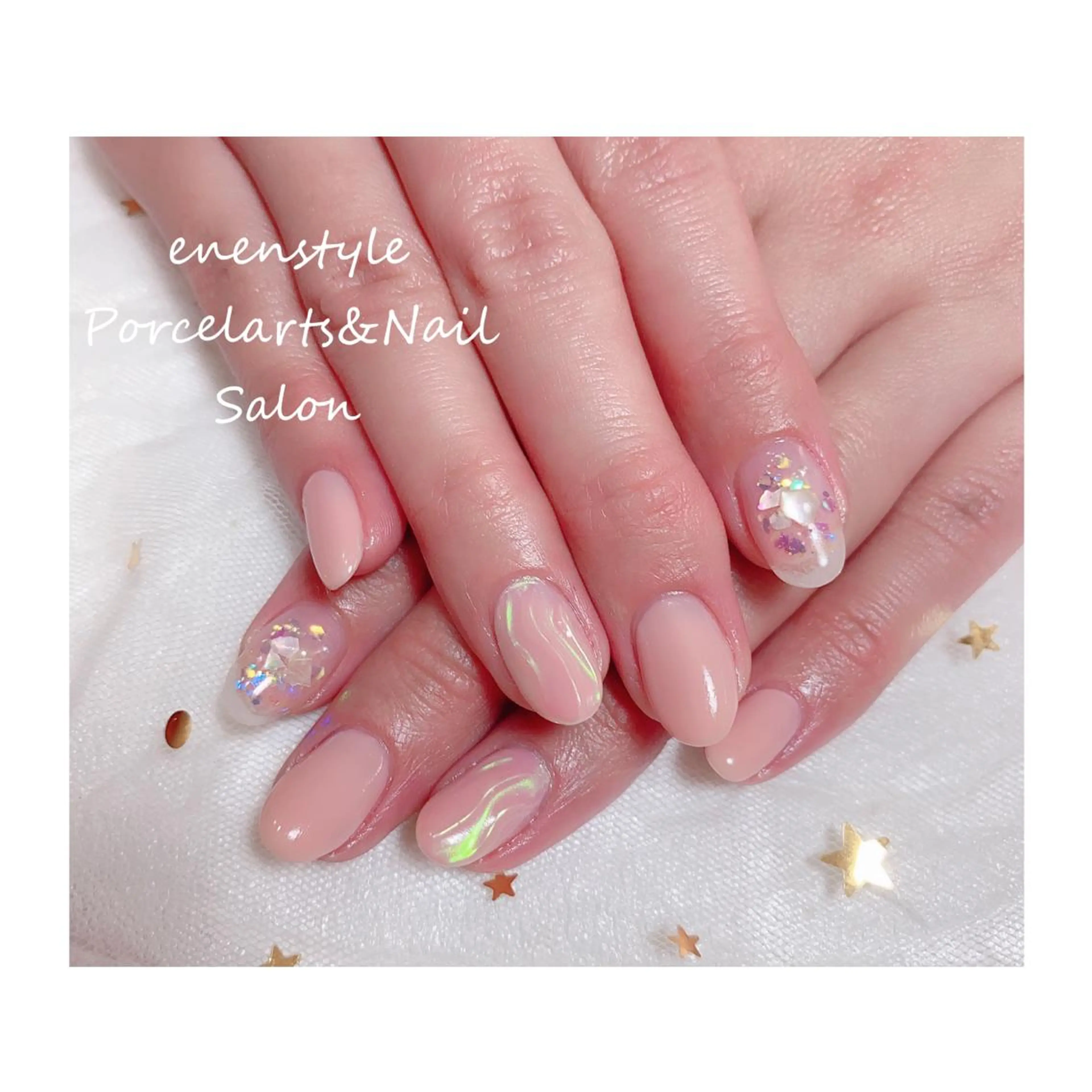 ショート ネイル ジェルネイル ニュアンスネイル オフィスネイル ワンカラーネイル パラジェル ハンドネイル 👑enen style👑のネイルデザイン
