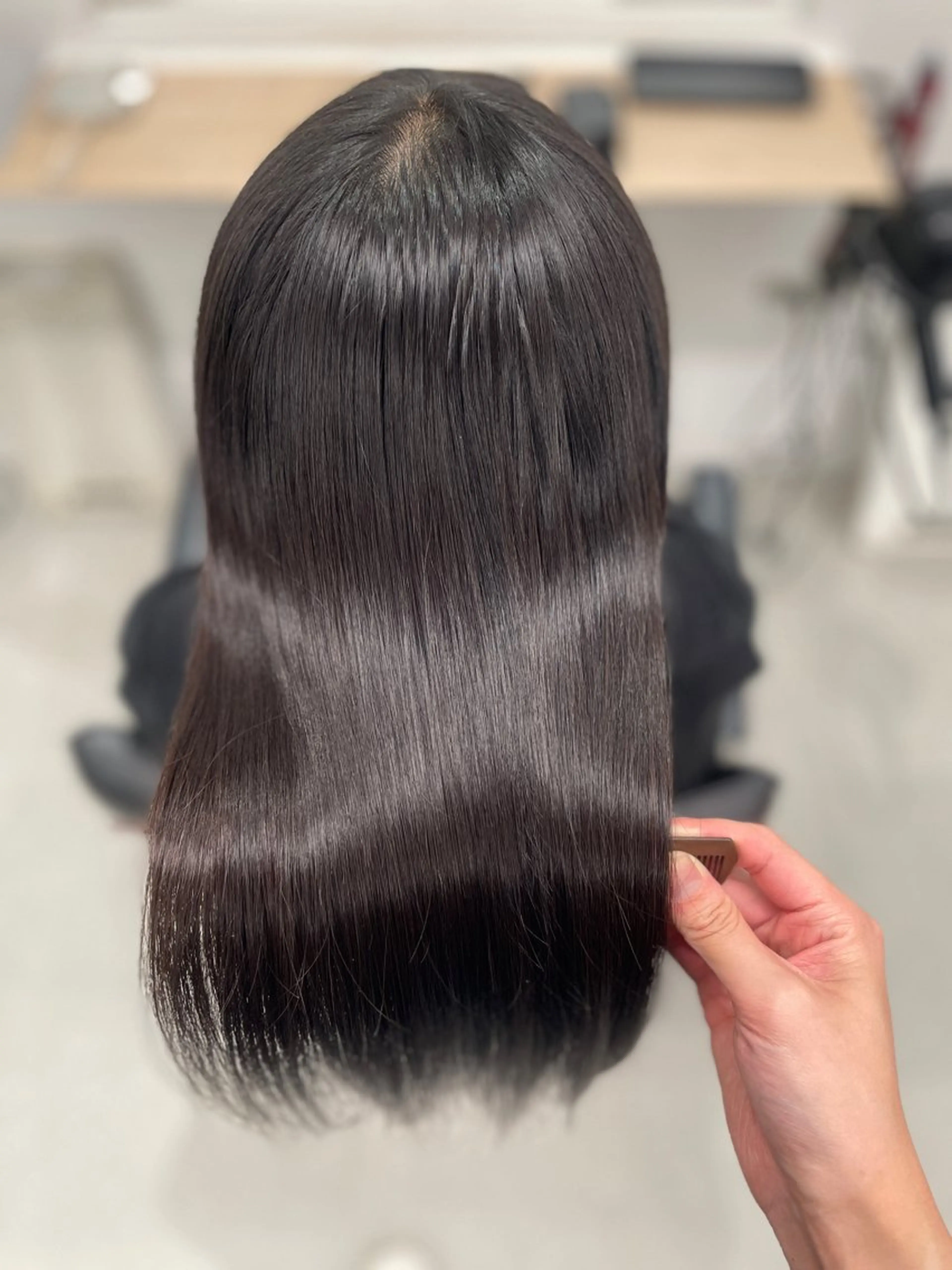 ミディアム 縮毛矯正 🤍ショートボブ 🤍NANAMI🤍のヘアスタイル