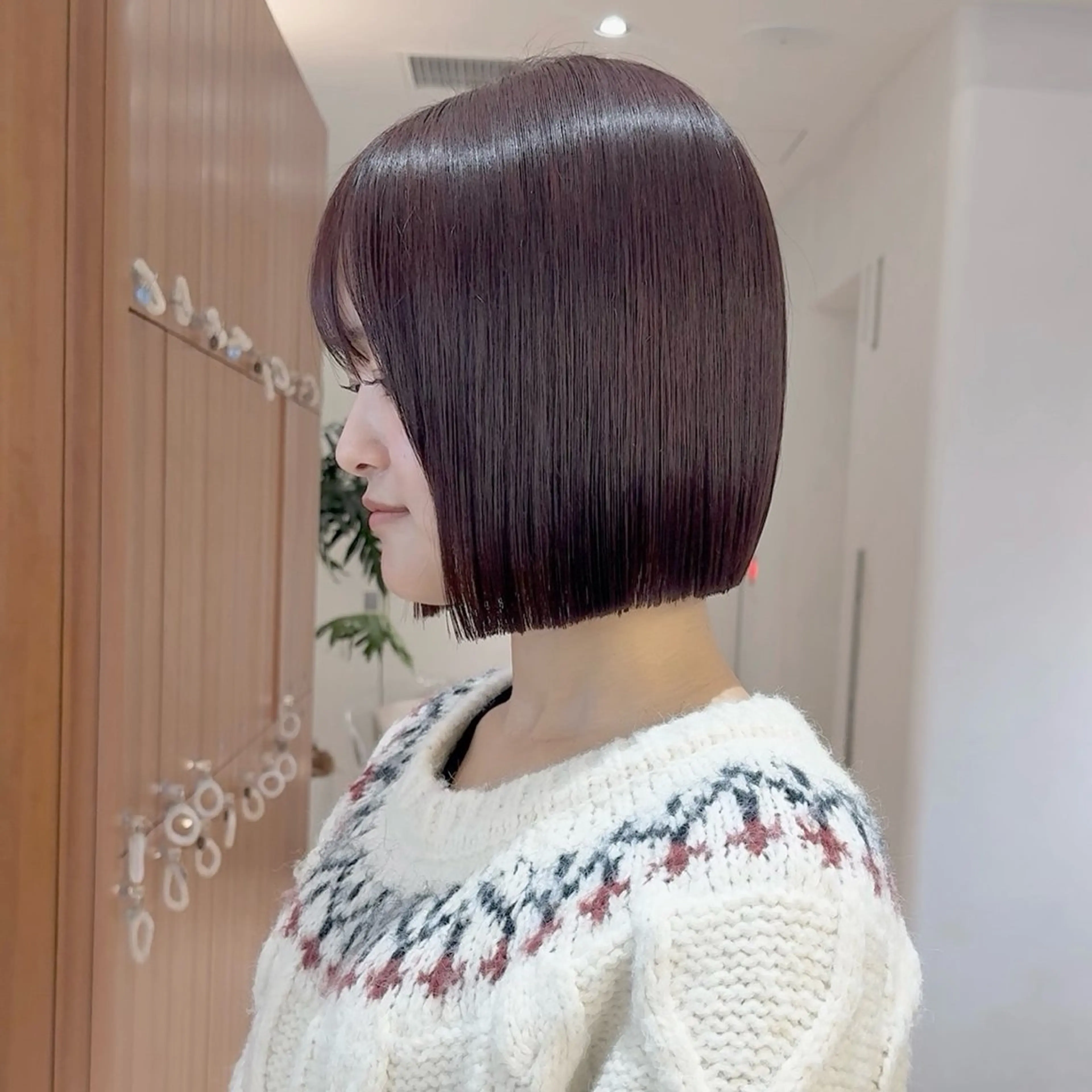 ショート カラー パーマ 切りっぱなしボブ ショートボブ ボブレイヤー 透明感カラー ボブ カット ヘアカラー 縮毛矯正 トリートメント 田中航平/渋谷ボブ/ レイヤーボブのヘアスタイル