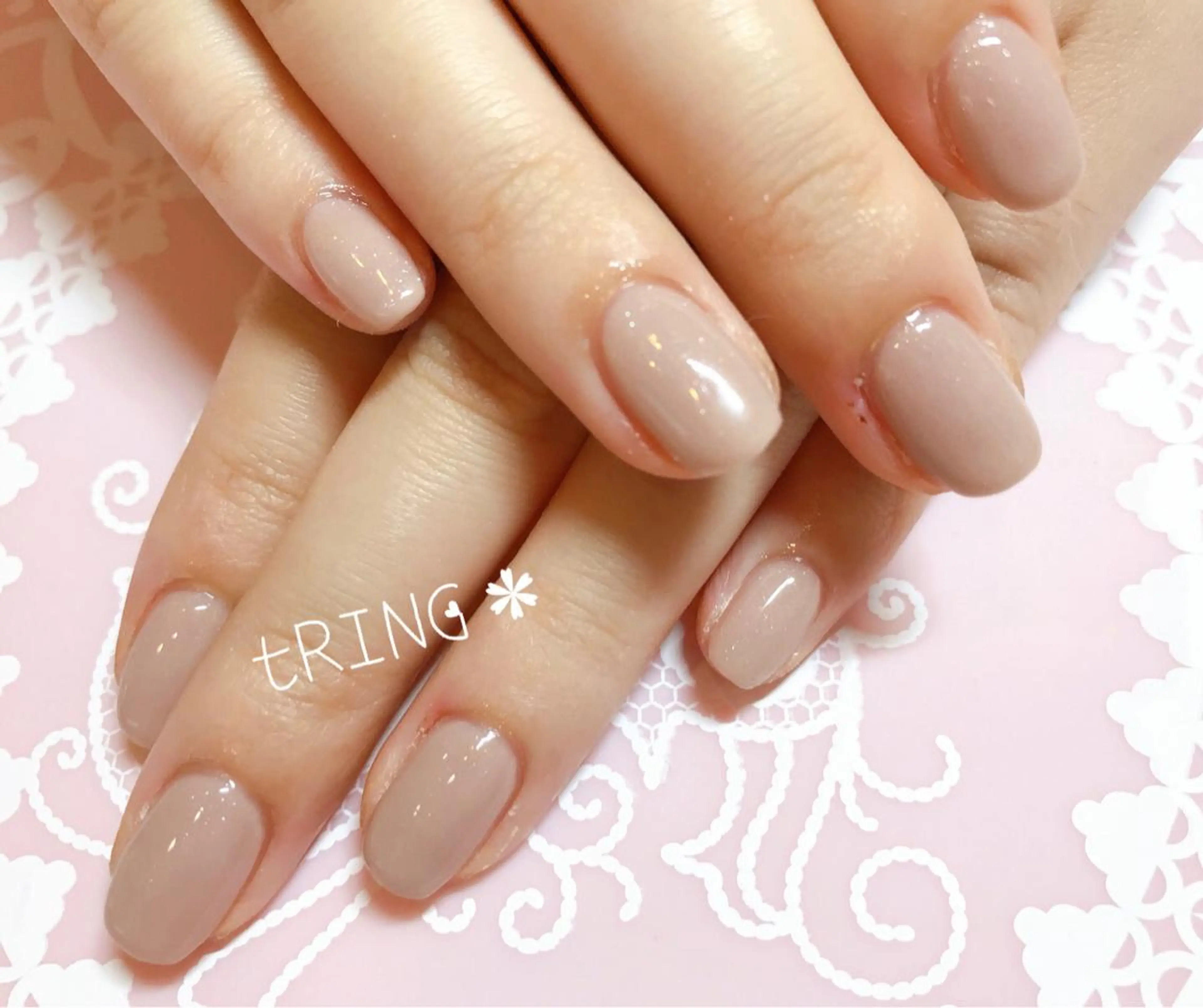 ネイル ハンドネイル tRING＊ しいの木台のネイルデザイン