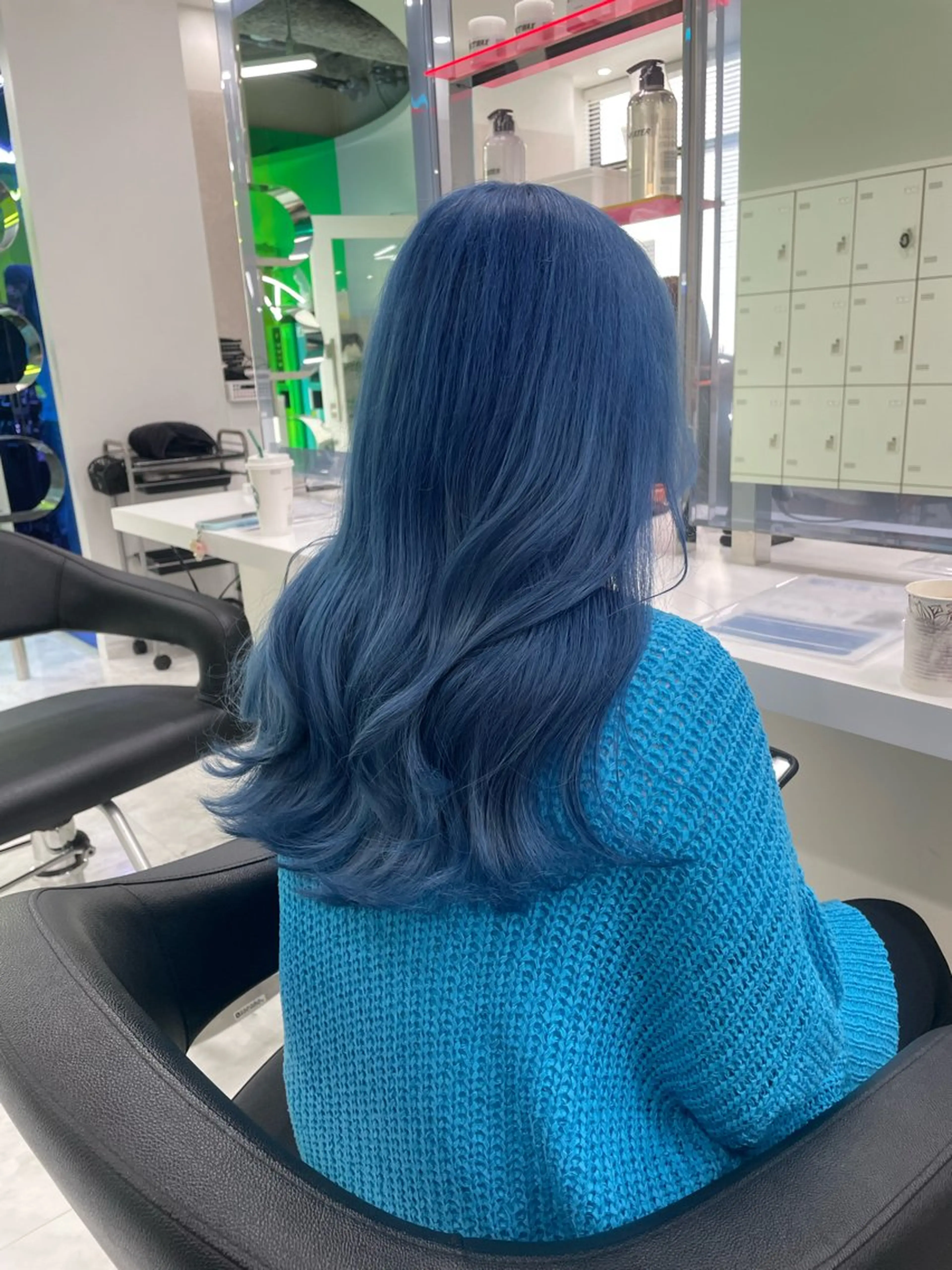 ロング カラー ヘアカラー 🤍ྀི透ける寒色 Cocoa🤍ྀིのヘアスタイル