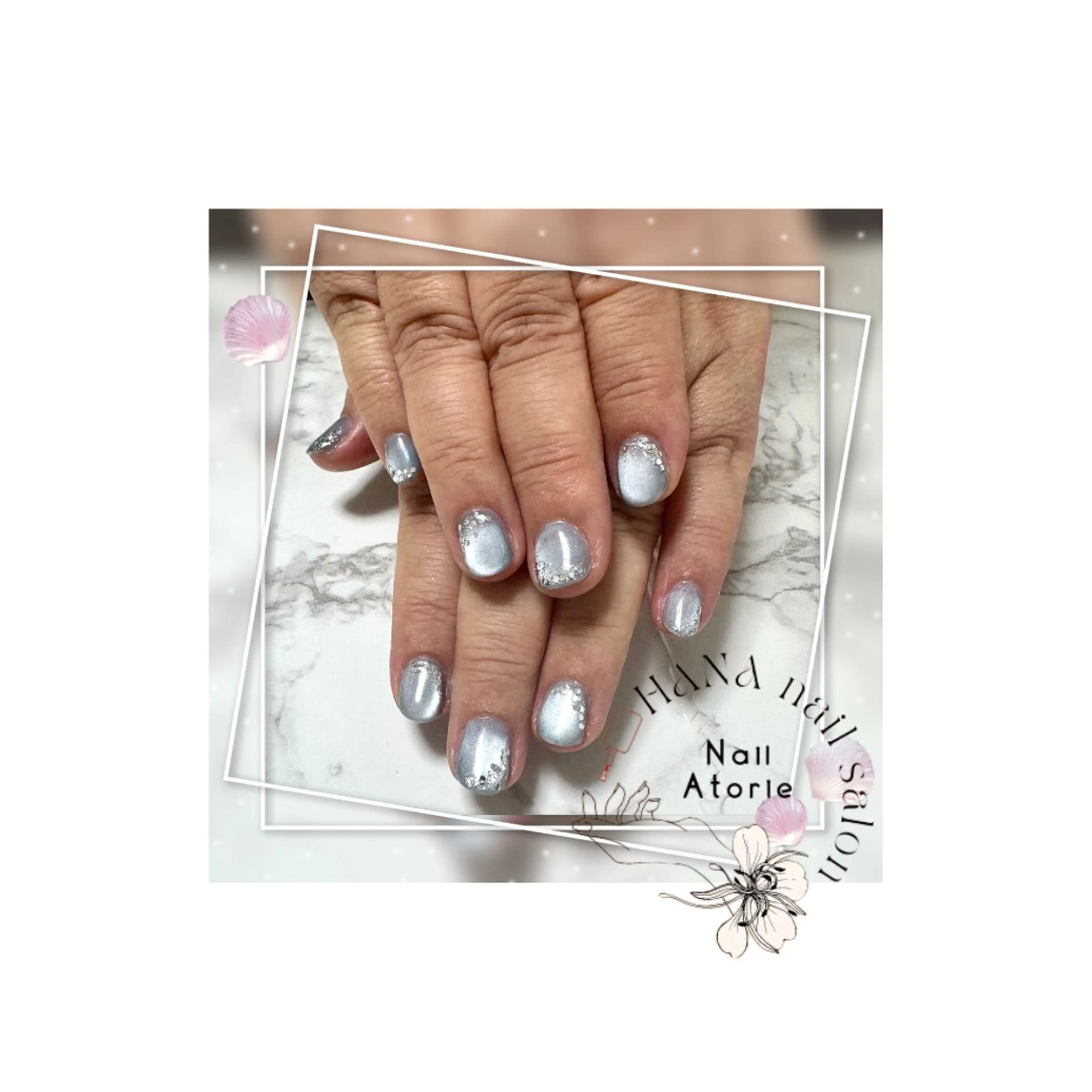 ネイル 夏ネイル ハンドネイル HaNA 　nail salonのネイルデザイン