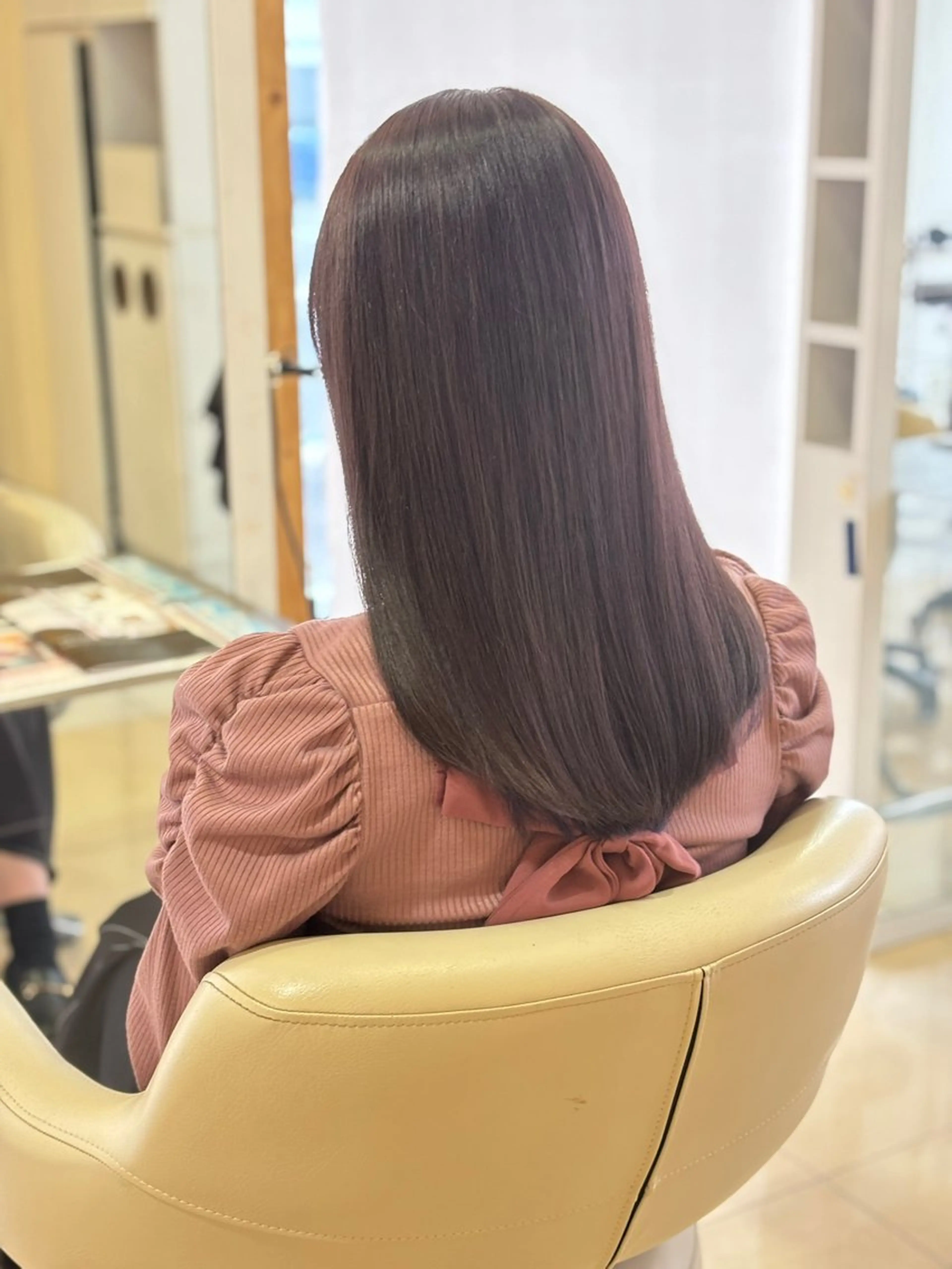 カラー 髪質改善 ヘアカラー トリートメント 💖透明感カラー 板倉百花💖のヘアスタイル