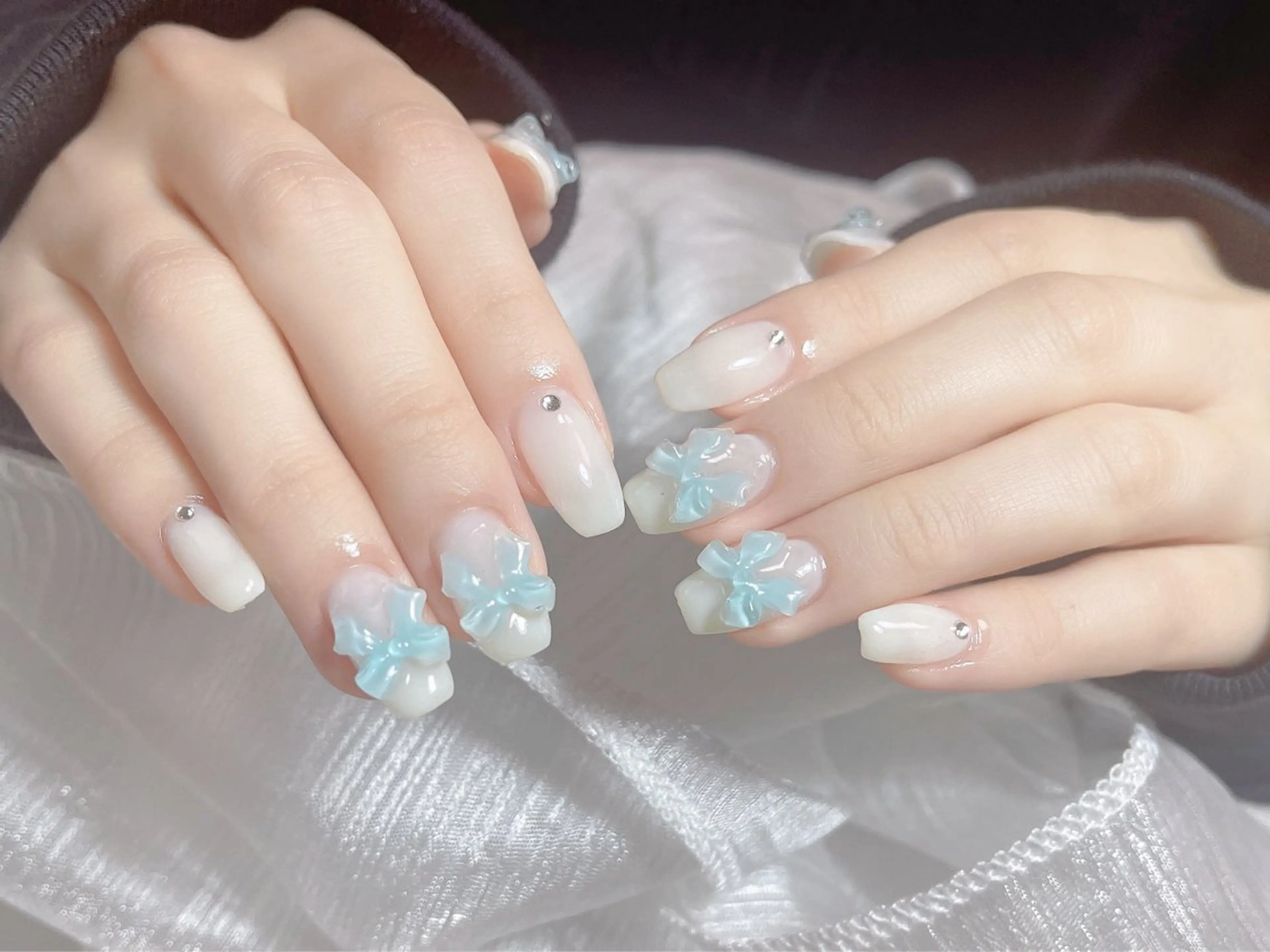 ネイル ハンドネイル 🎀ネイルサロン エクラYUI🎀のネイルデザイン