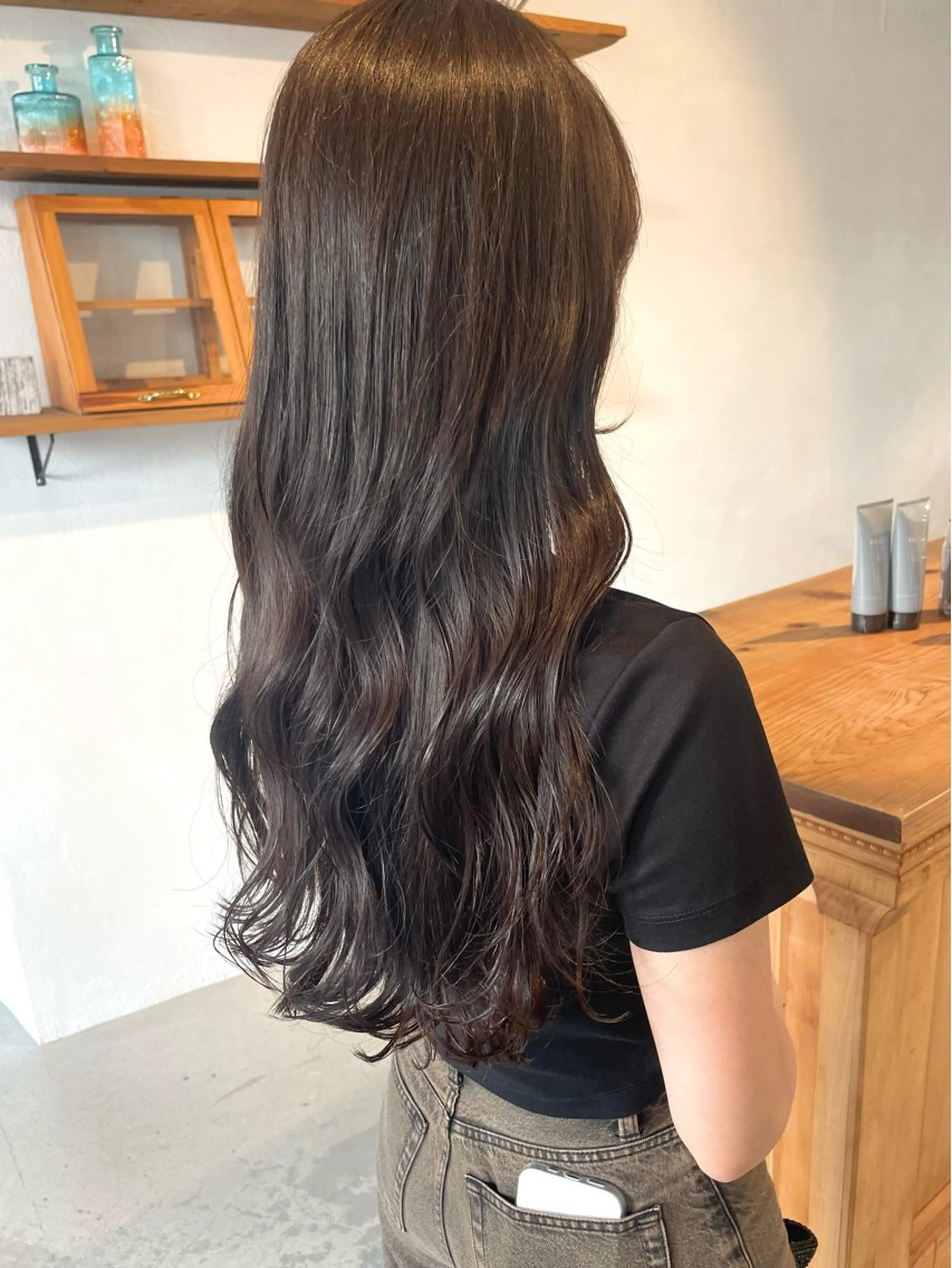 ロング カラー 柔らかブラウン/栄/ tomitaのヘアスタイル