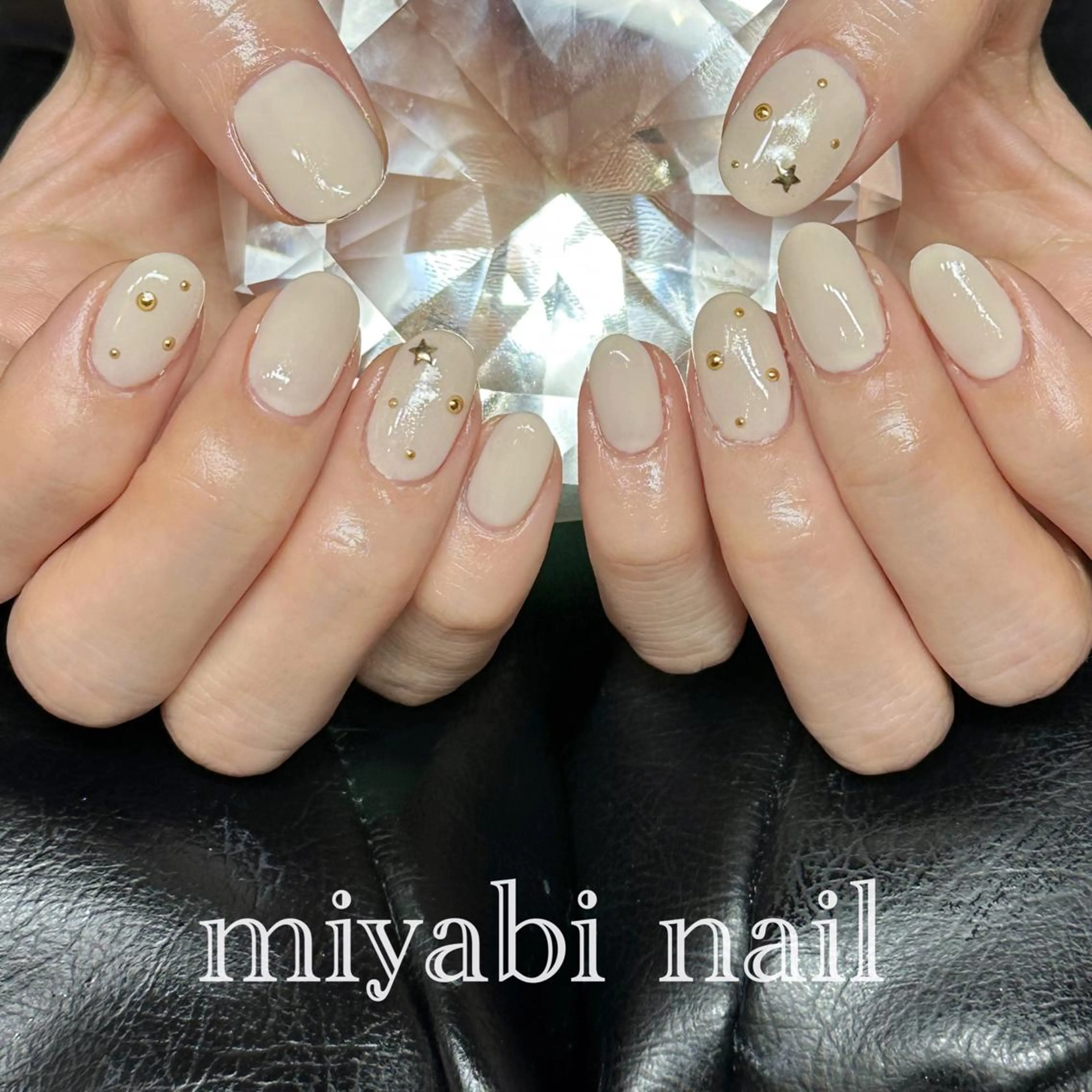 ネイル 持ち込み オフィスネイル ワンカラーネイル シンプルネイル 冬ネイル ハンドネイル miyabi nail 桂川駅近くのネイルデザイン