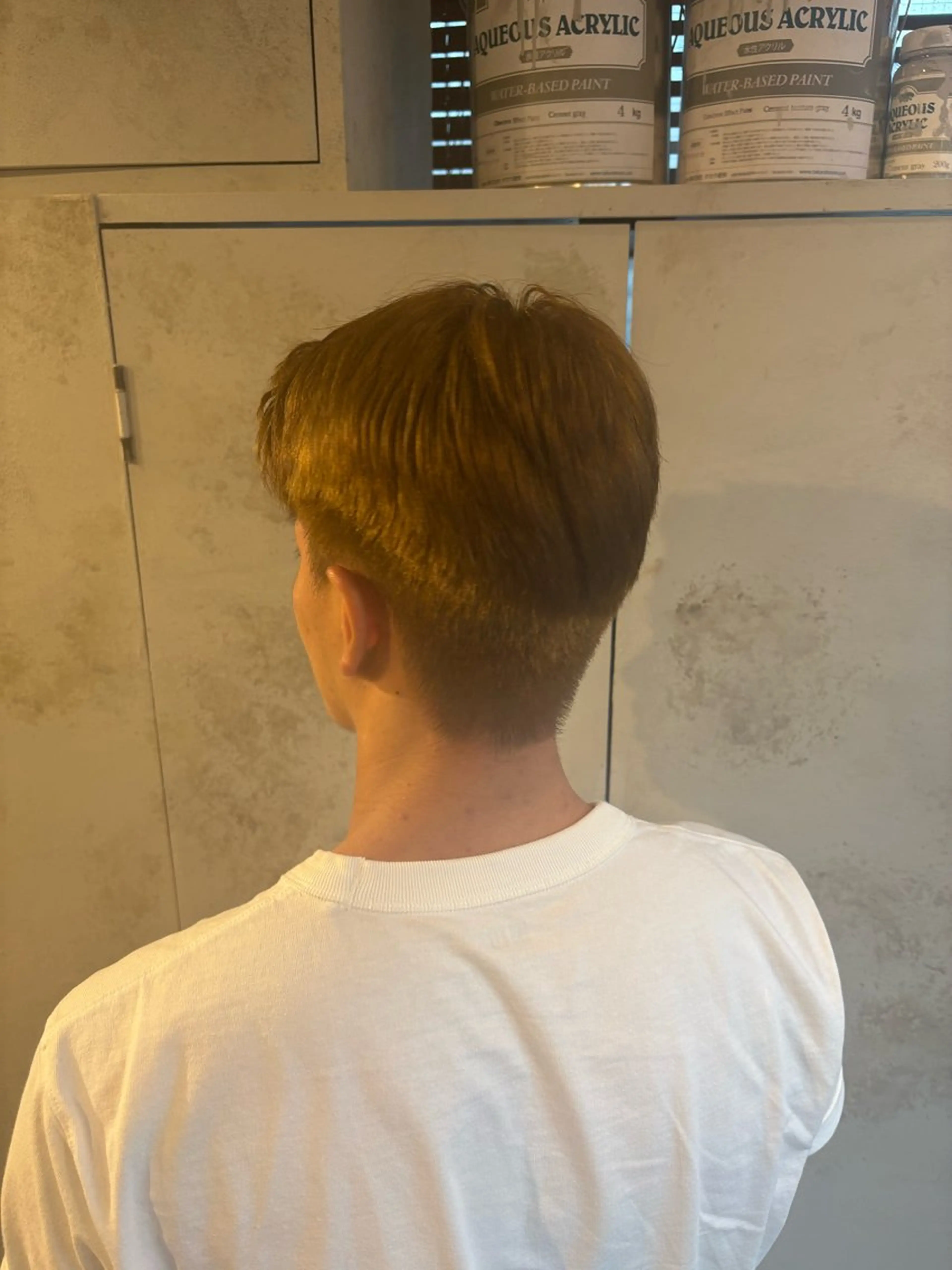 カラー メンズ メンズブリーチ ブリーチ ヘアカラー 夏音🌻 /吉祥寺/艶カラーのヘアスタイル