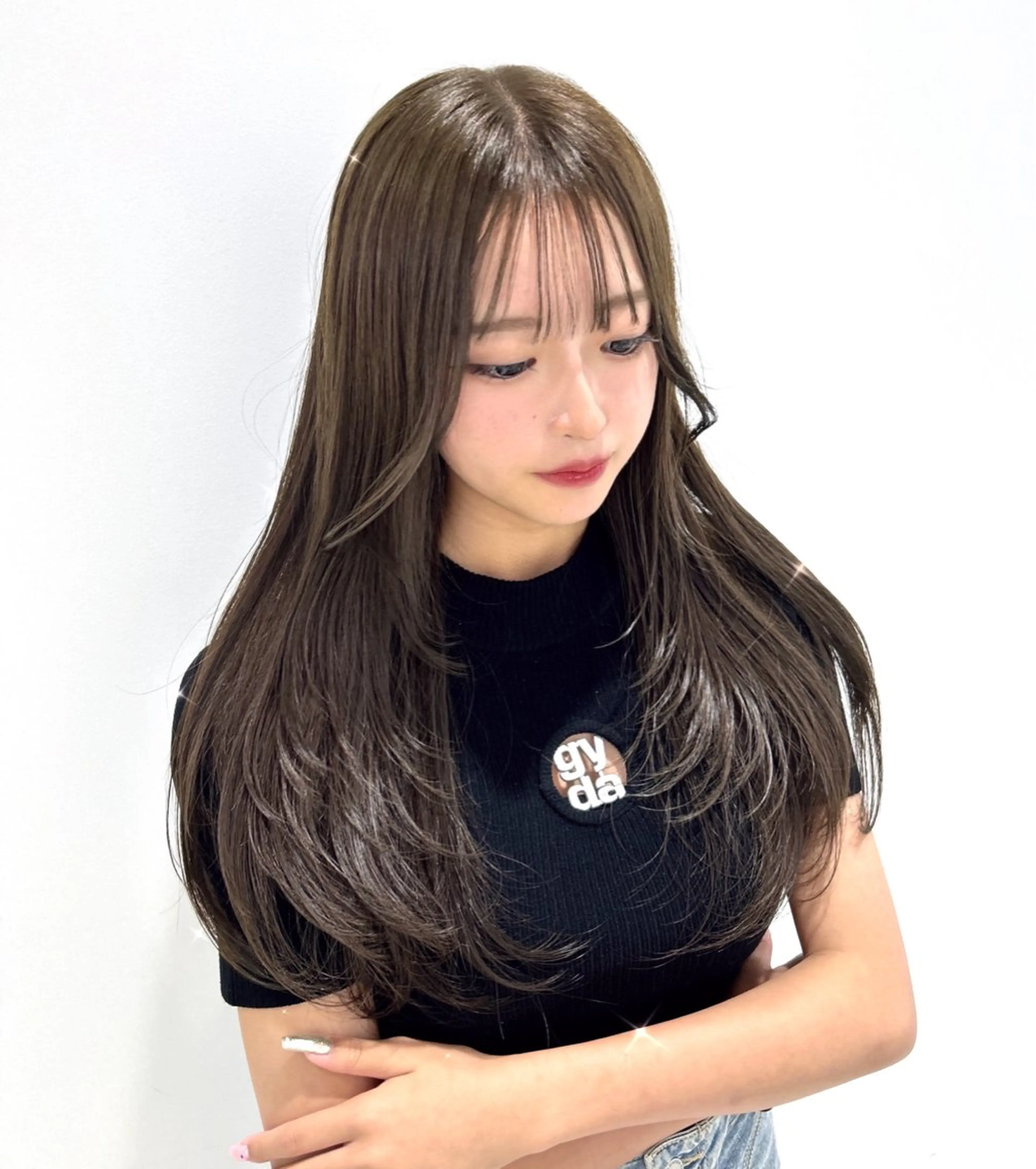 🎀ブリーチなしWカラー🎀明るくして透明感maxへ🤍の写真