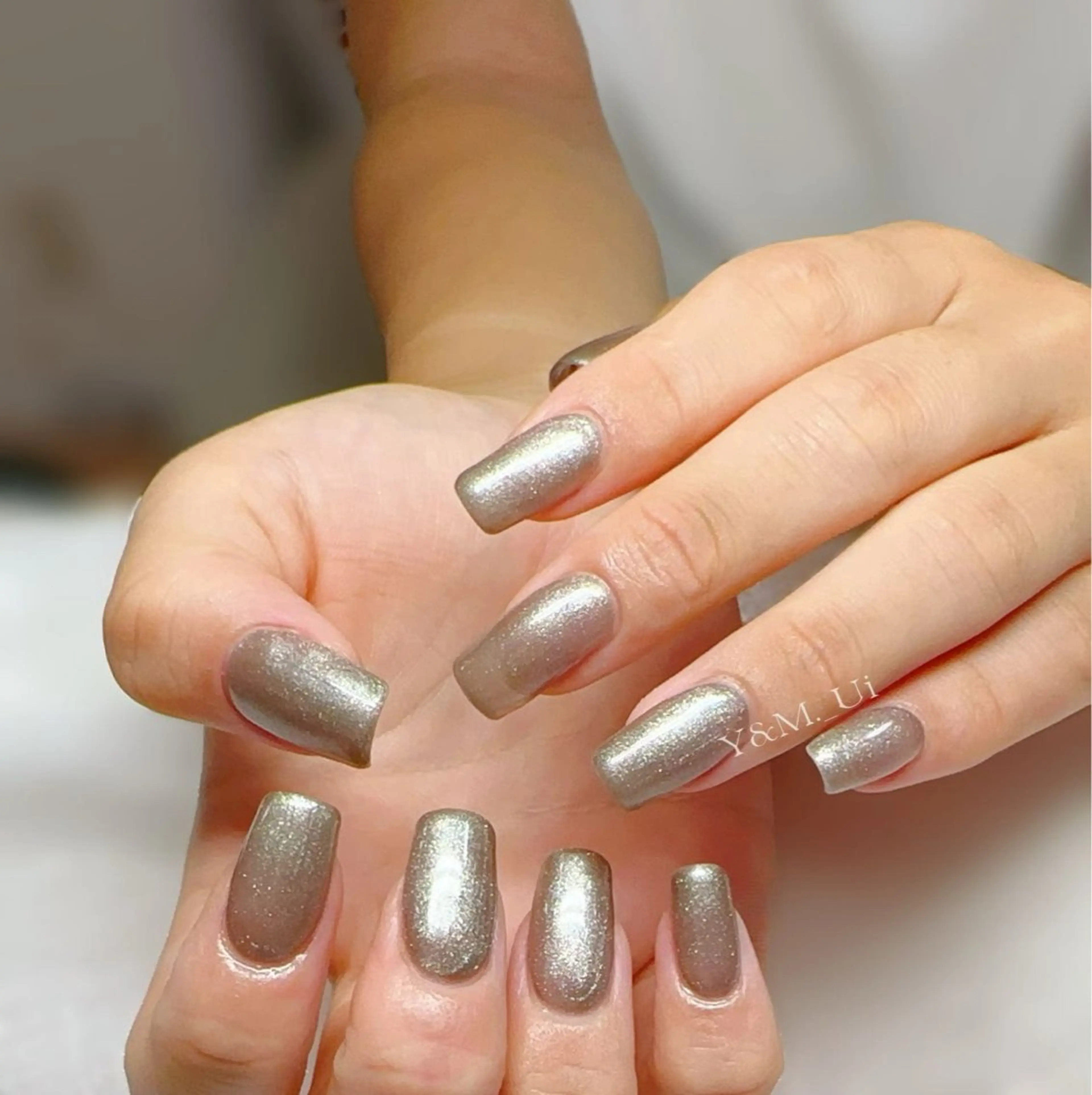 ネイル Kaka_ パラジェル、長さだしのネイルデザイン