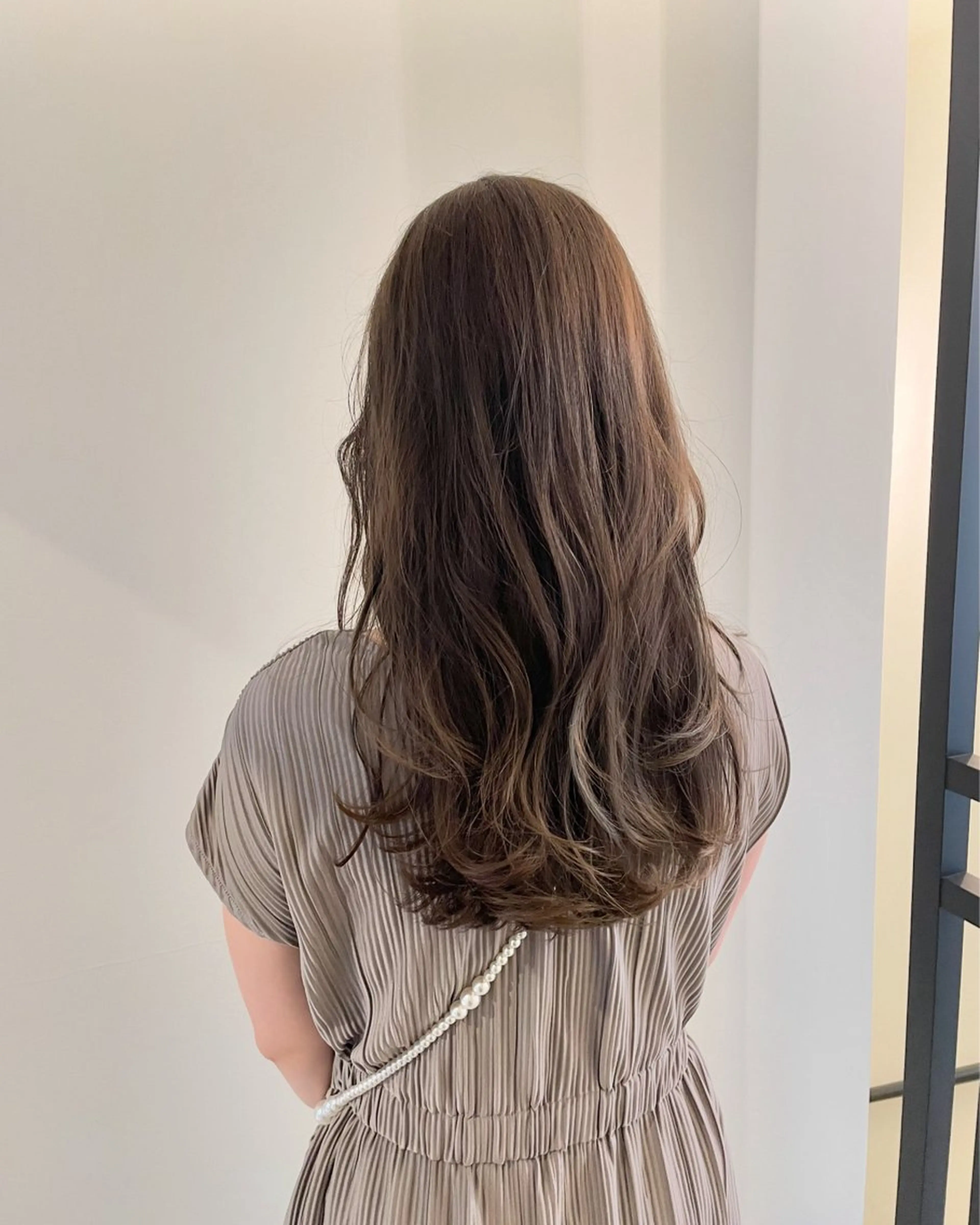 ミディアム カラー ブラウンカラー ダブルカラー レイヤーカット ニュアンスカラー🫧 加納のヘアスタイル