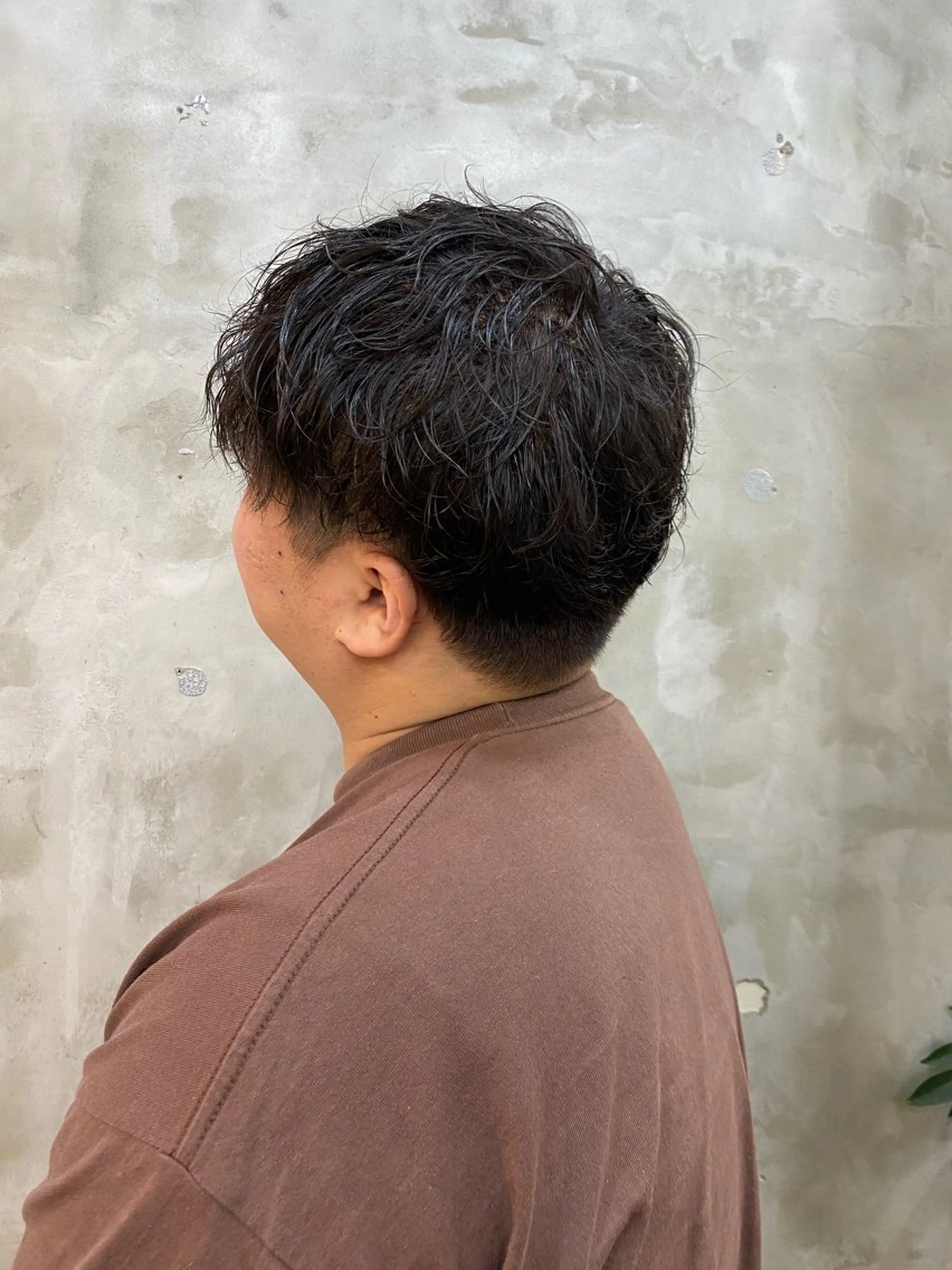 メンズ メンズパーマ 志賀 あずみのヘアスタイル
