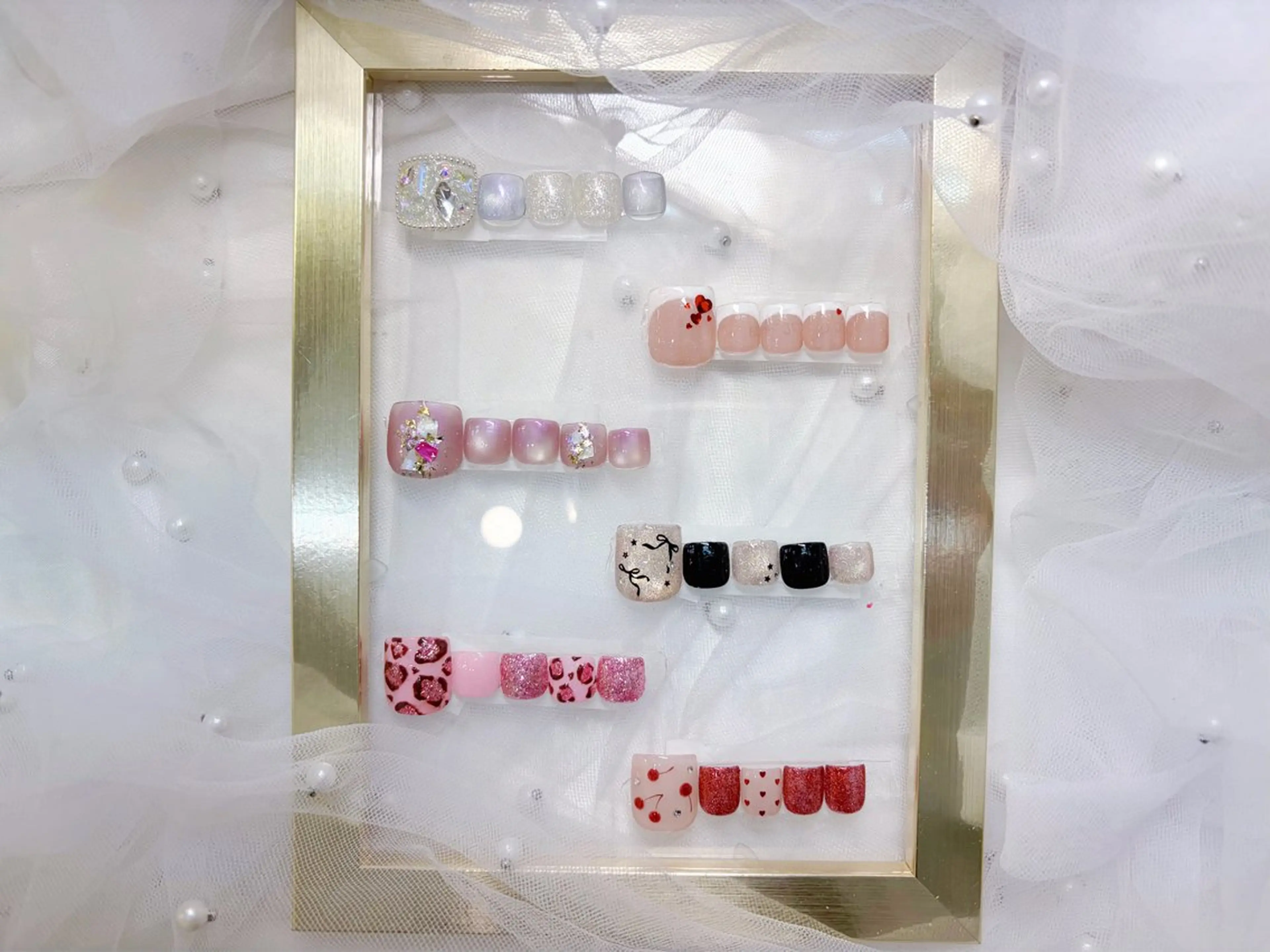 ネイル フットネイル Queennail 北堀江Yumiのネイルデザイン